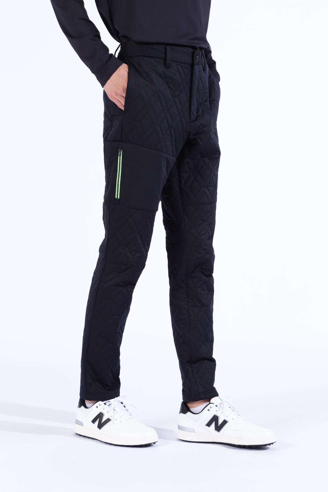 3Dダイヤソニックキルト テーパード ロングパンツ (MENS SPORT)