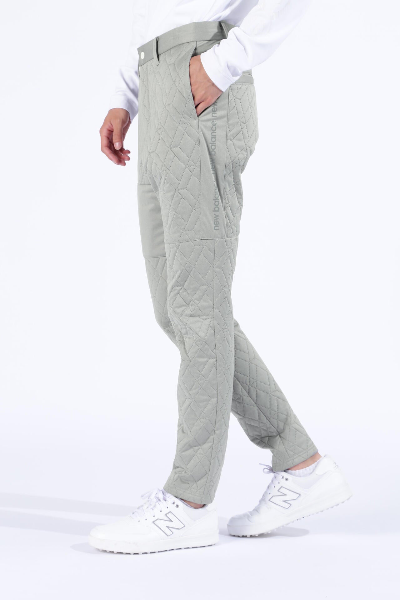 ニューバランスゴルフ ソニックキルトテーパードロングパンツ サイズ7 3Dダイヤソニックキルト テーパード ロングパンツ (MENS SPORT) | new