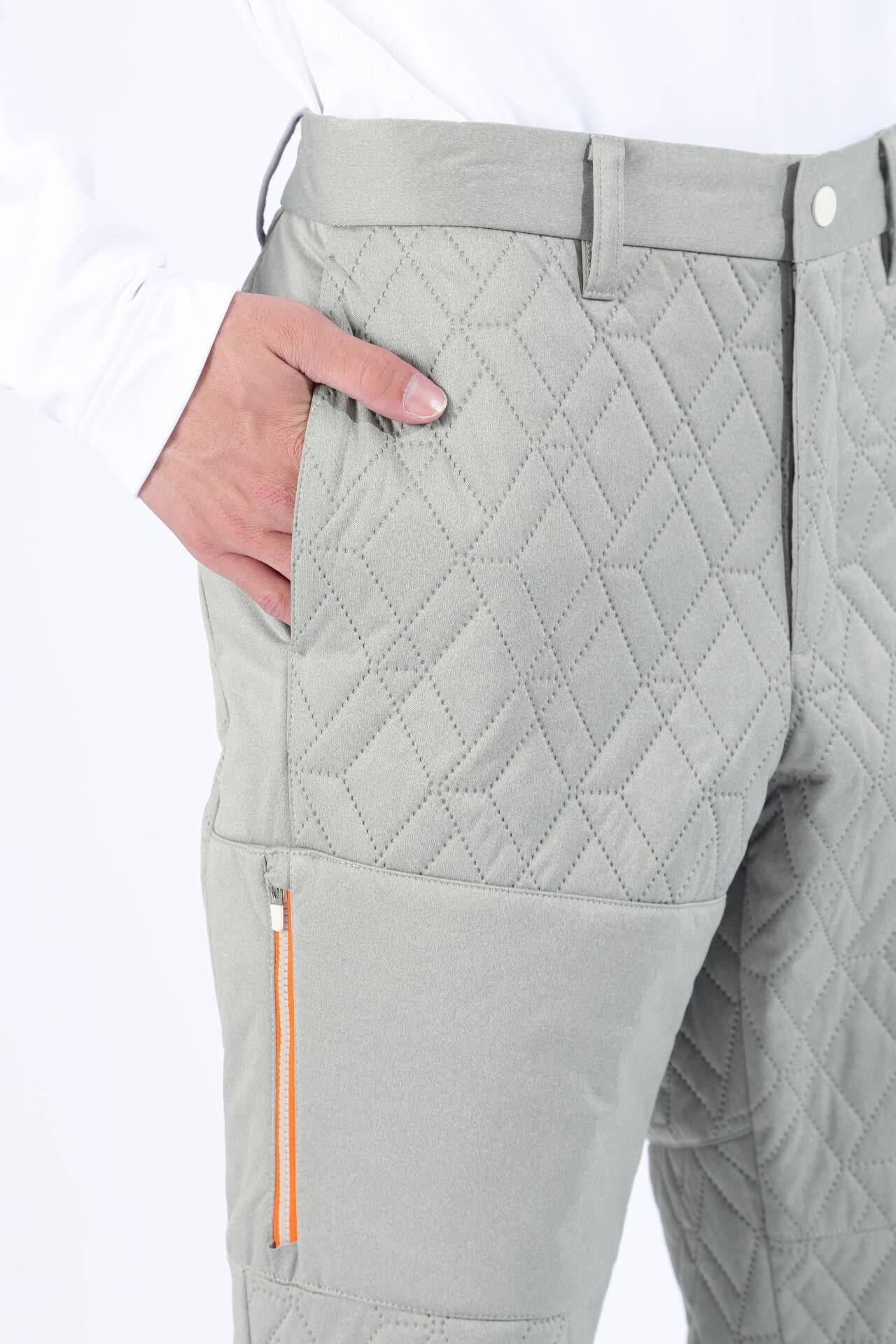 3Dダイヤソニックキルト テーパード ロングパンツ (MENS SPORT)