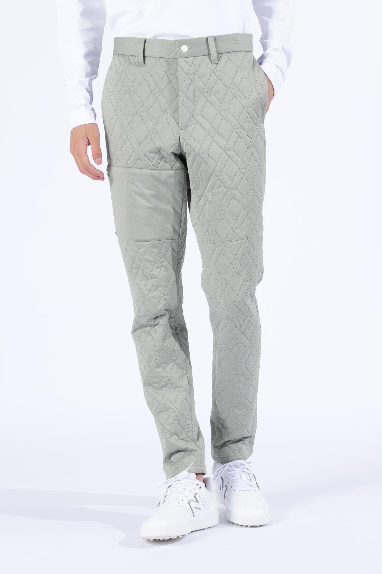 3Dダイヤソニックキルト テーパード ロングパンツ (MENS SPORT)