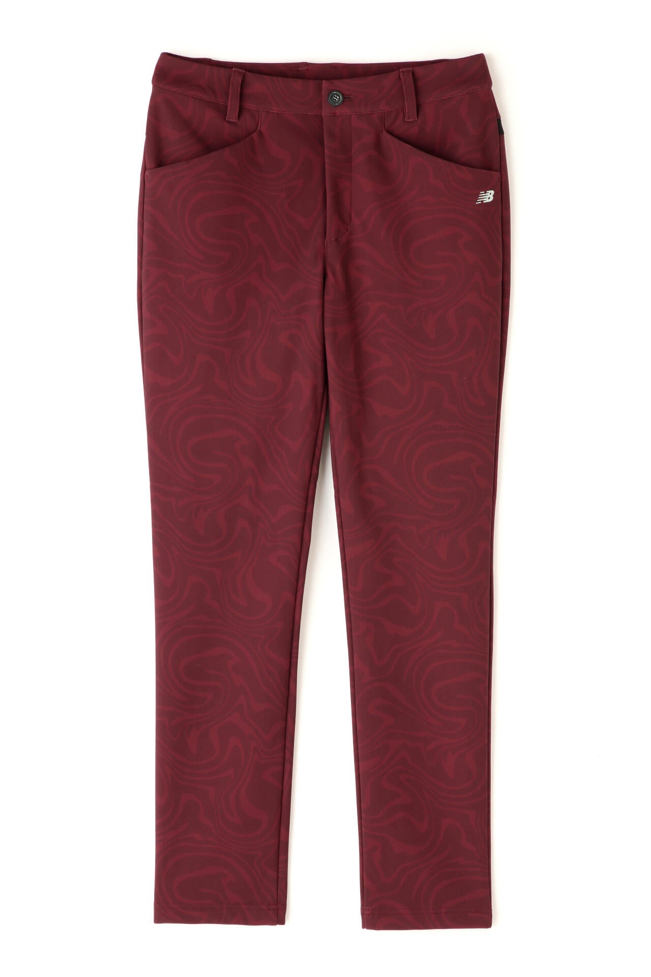 【直営店舗限定】マーブル柄 スリム ロングパンツ (WOMENS)