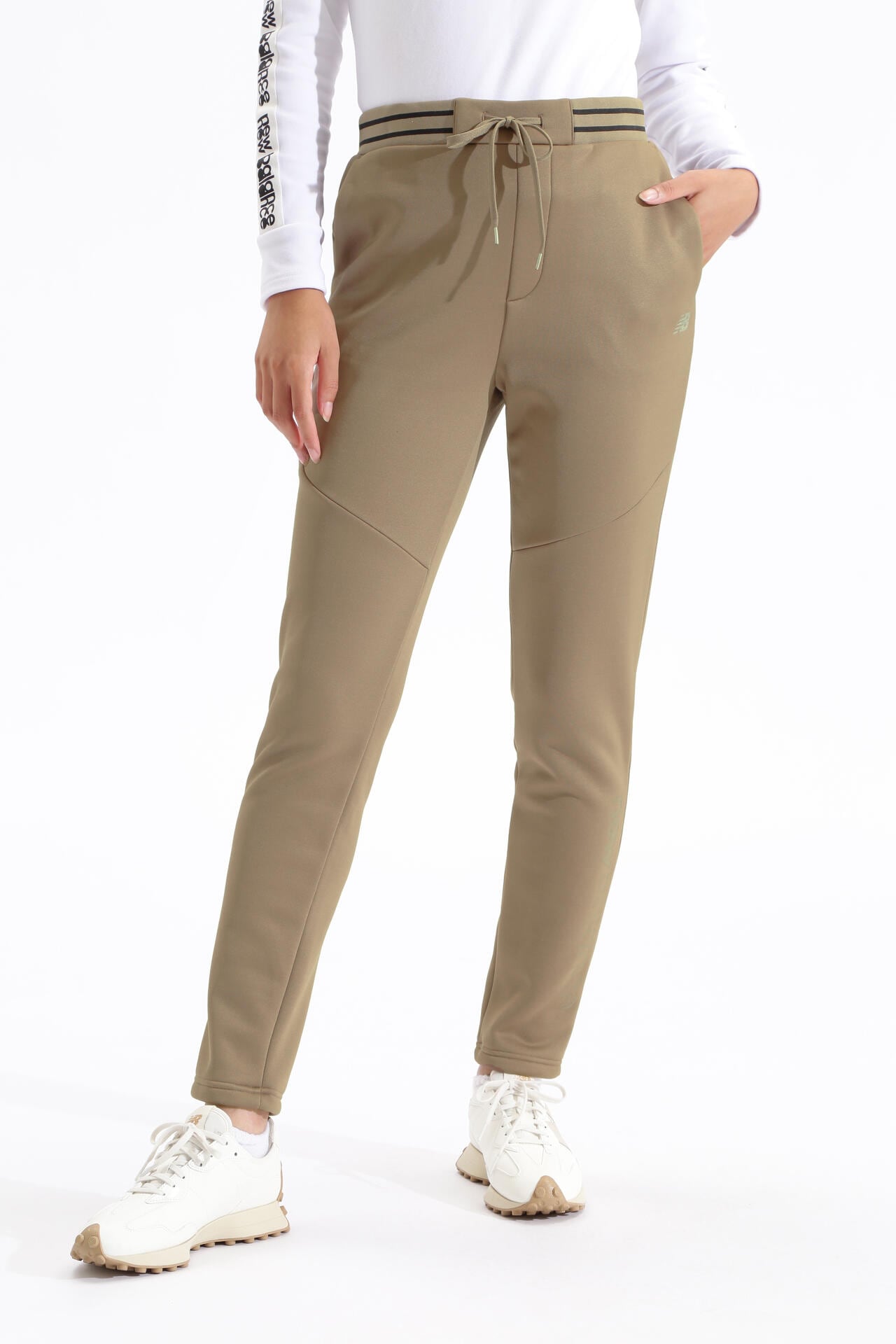 インレイ裏起毛 スウェット テーパード ジョガーパンツ (WOMENS SPORT