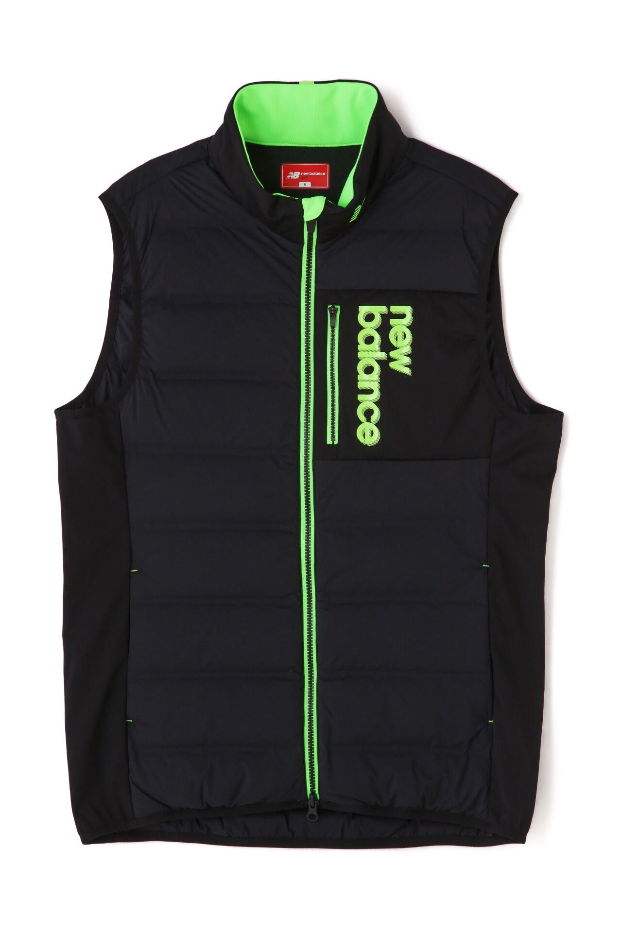 吸湿発熱 ライトダウン フルジップ ベスト (MENS SPORT) | new balance