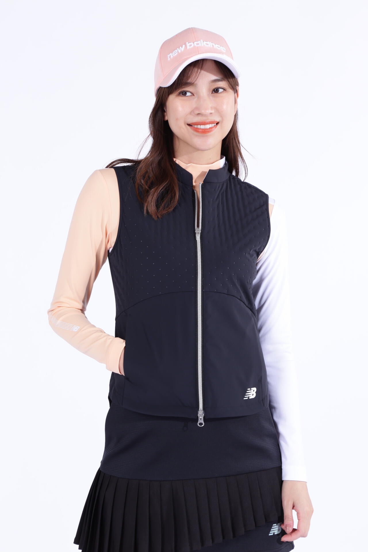 ピンソニックキルト 中綿 フルジップ ベスト (WOMENS WORLD)