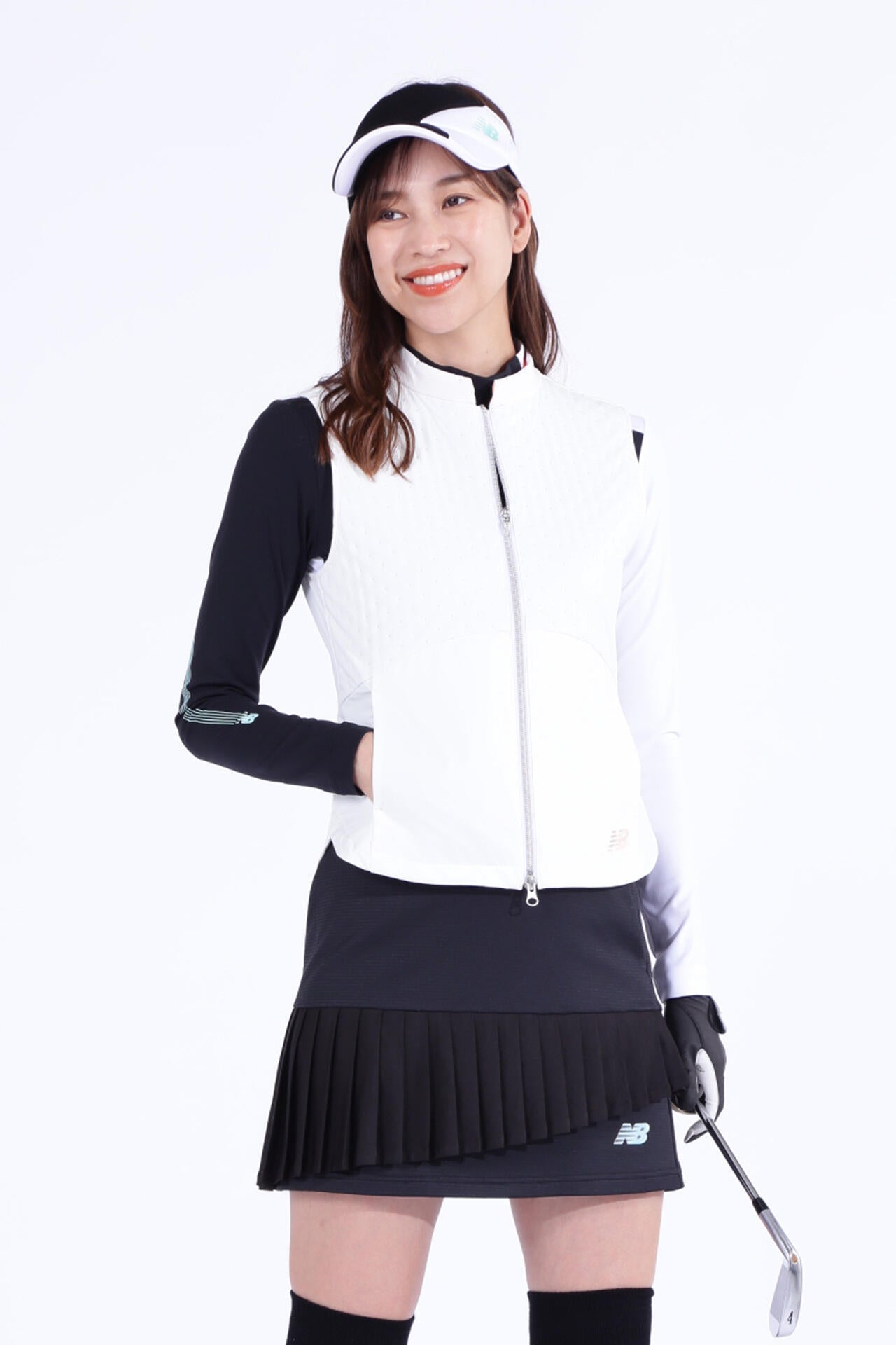 ピンソニックキルト 中綿 フルジップ ベスト (WOMENS WORLD)