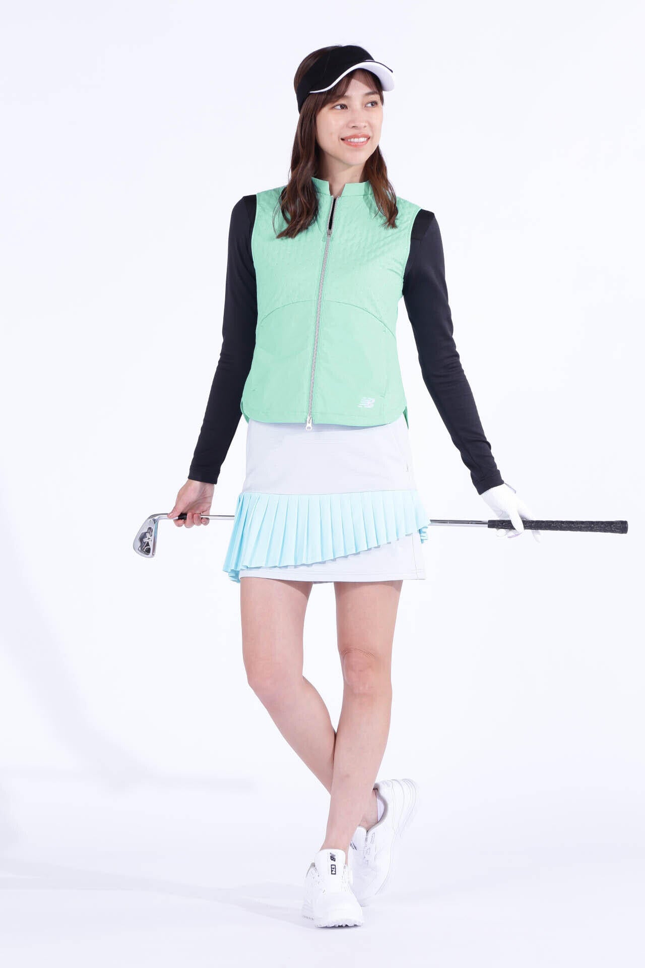 ピンソニックキルト 中綿 フルジップ ベスト (WOMENS WORLD)