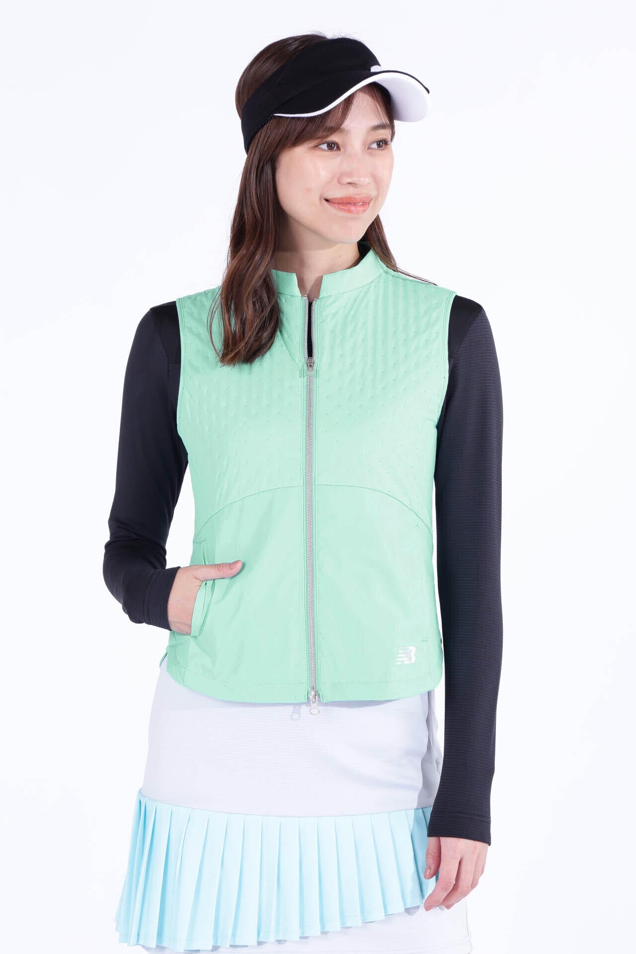 ピンソニックキルト 中綿 フルジップ ベスト (WOMENS WORLD) | new