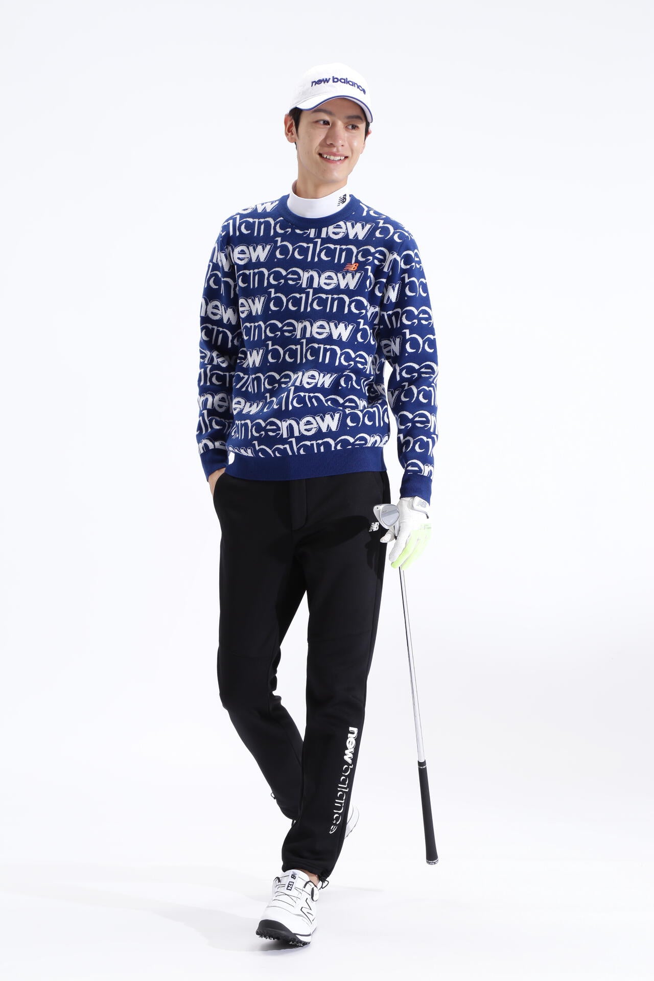 ベアスムース裏起毛 長袖 モックネック プルオーバー (MENS SPORT