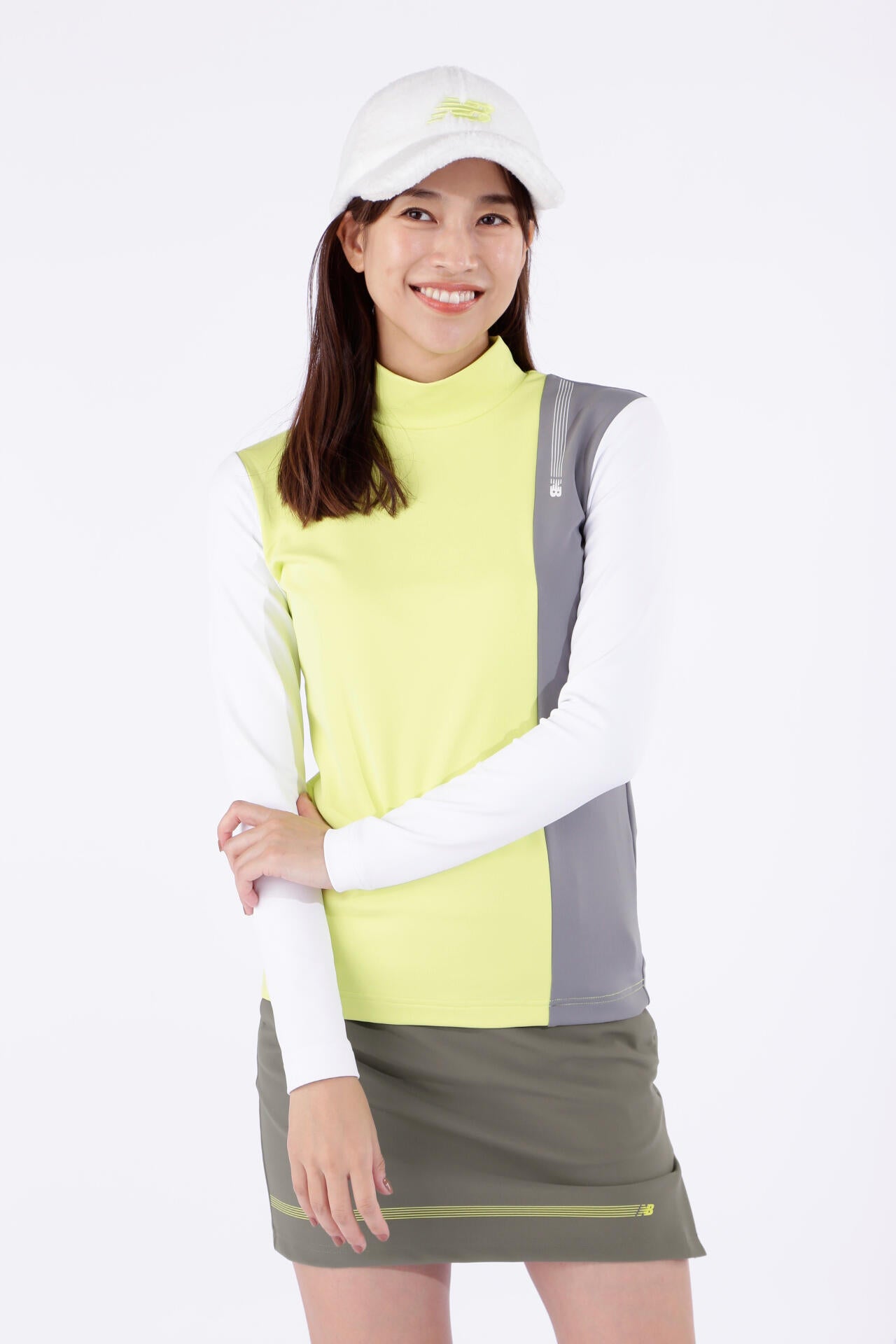 ベアスムース裏起毛 長袖 モックネック プルオーバー (WOMENS WORLD)