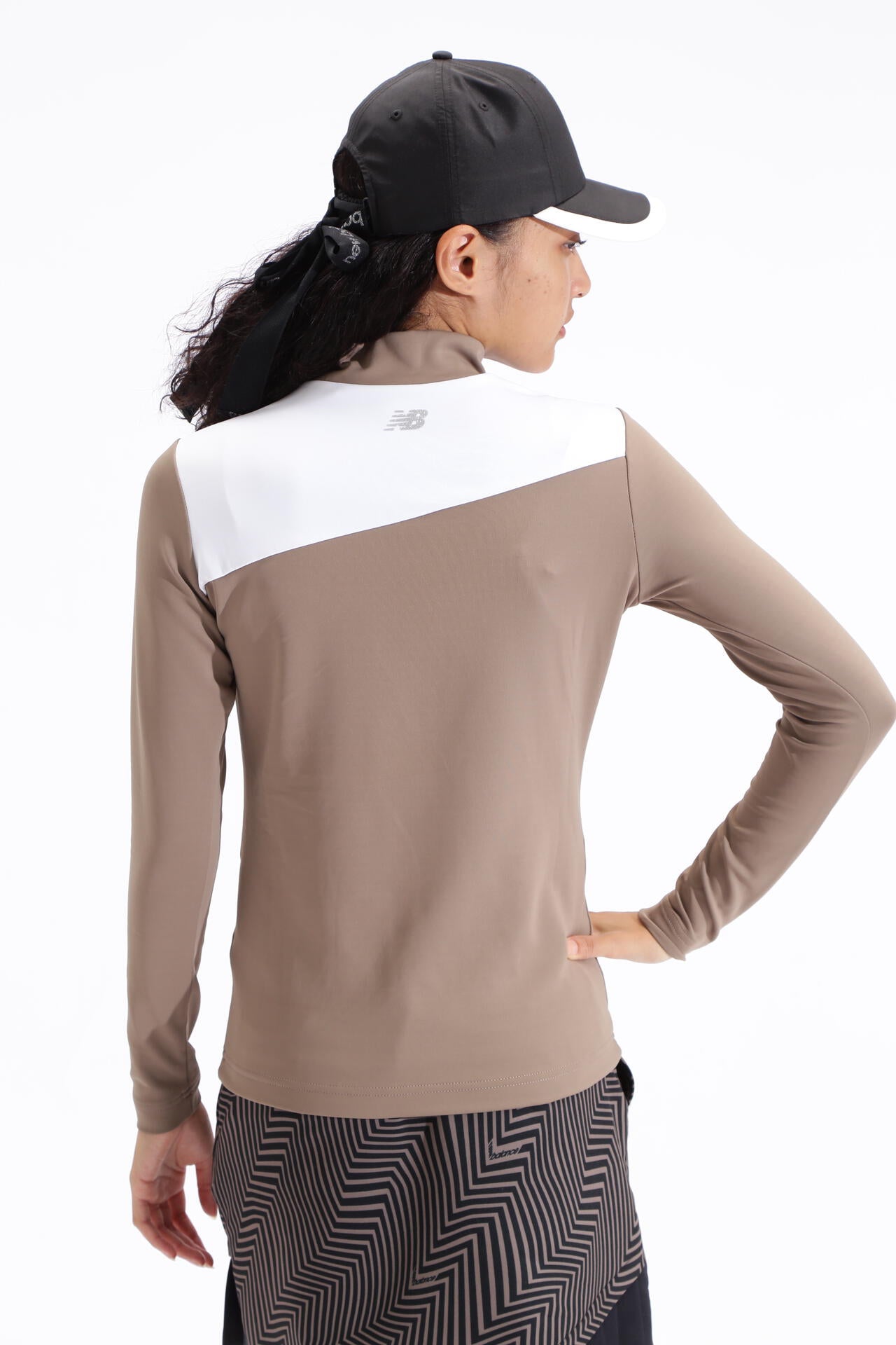 裏起毛 長袖 モックネック プルオーバー (WOMENS SPORT)