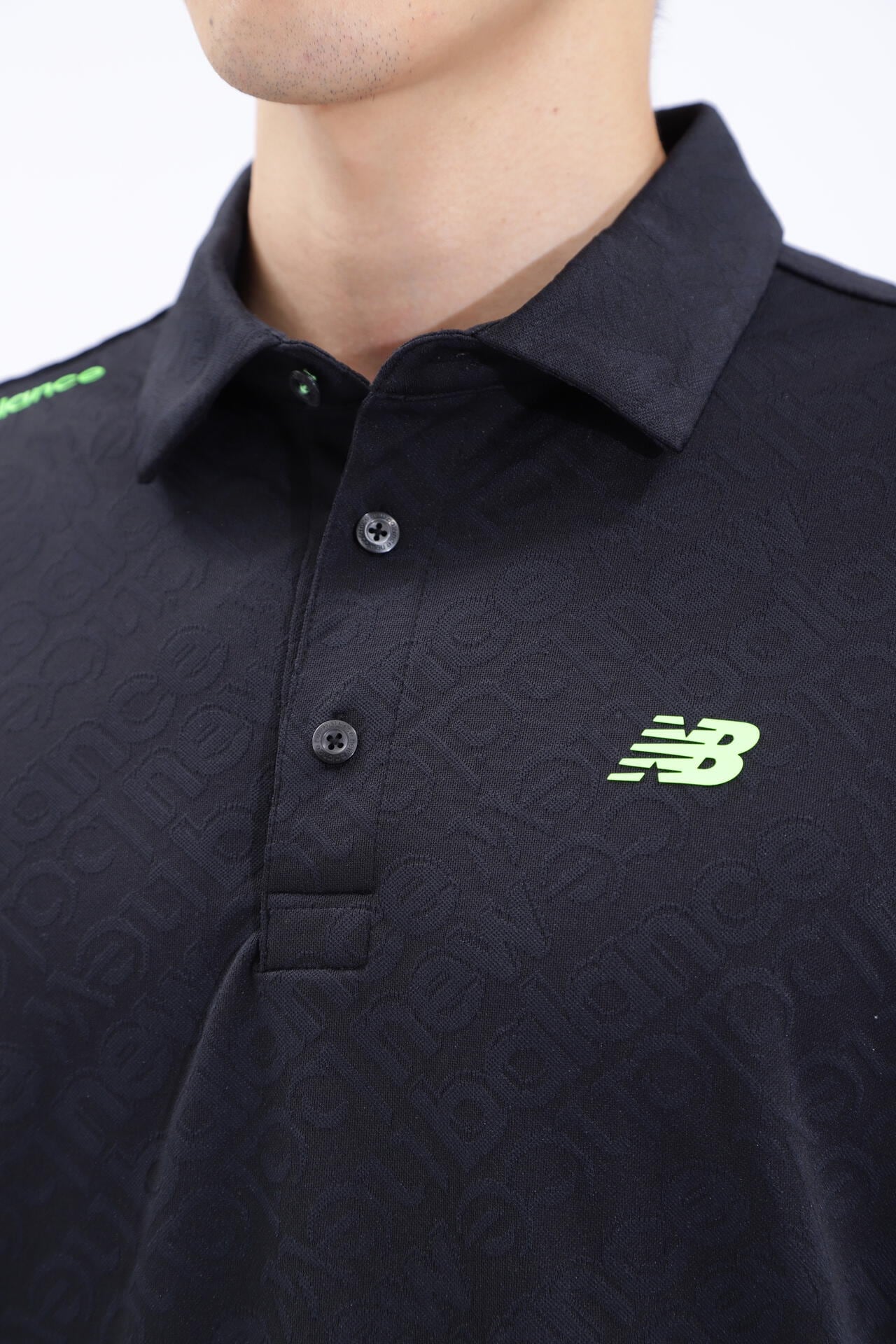 バイアスロゴ 長袖 カラーシャツ (MENS SPORT) | new balance golf