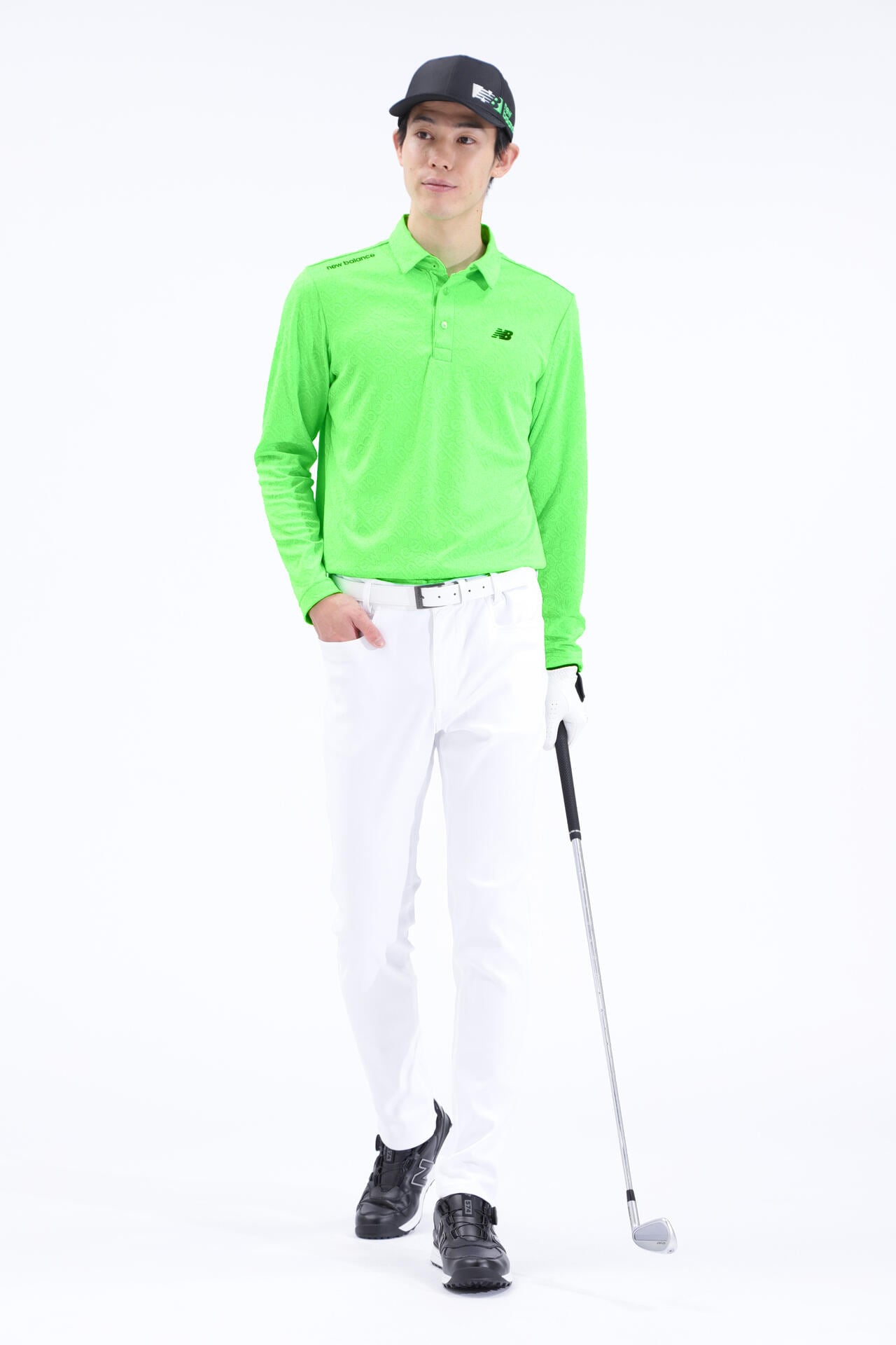 新品未使用★ニューバランス ゴルフ・ロゴ ハイビスカス柄セットアップ（7） ゼブラ柄 クルーネック ニット プルオーバー (WOMENS SPORT) | new