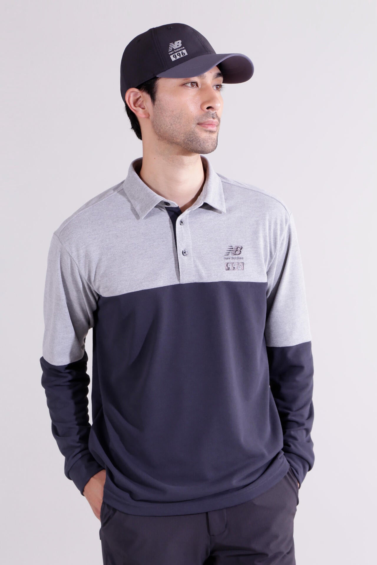 【直営店舗限定】コットンライク鹿の子 長袖 カラーシャツ (MENS)