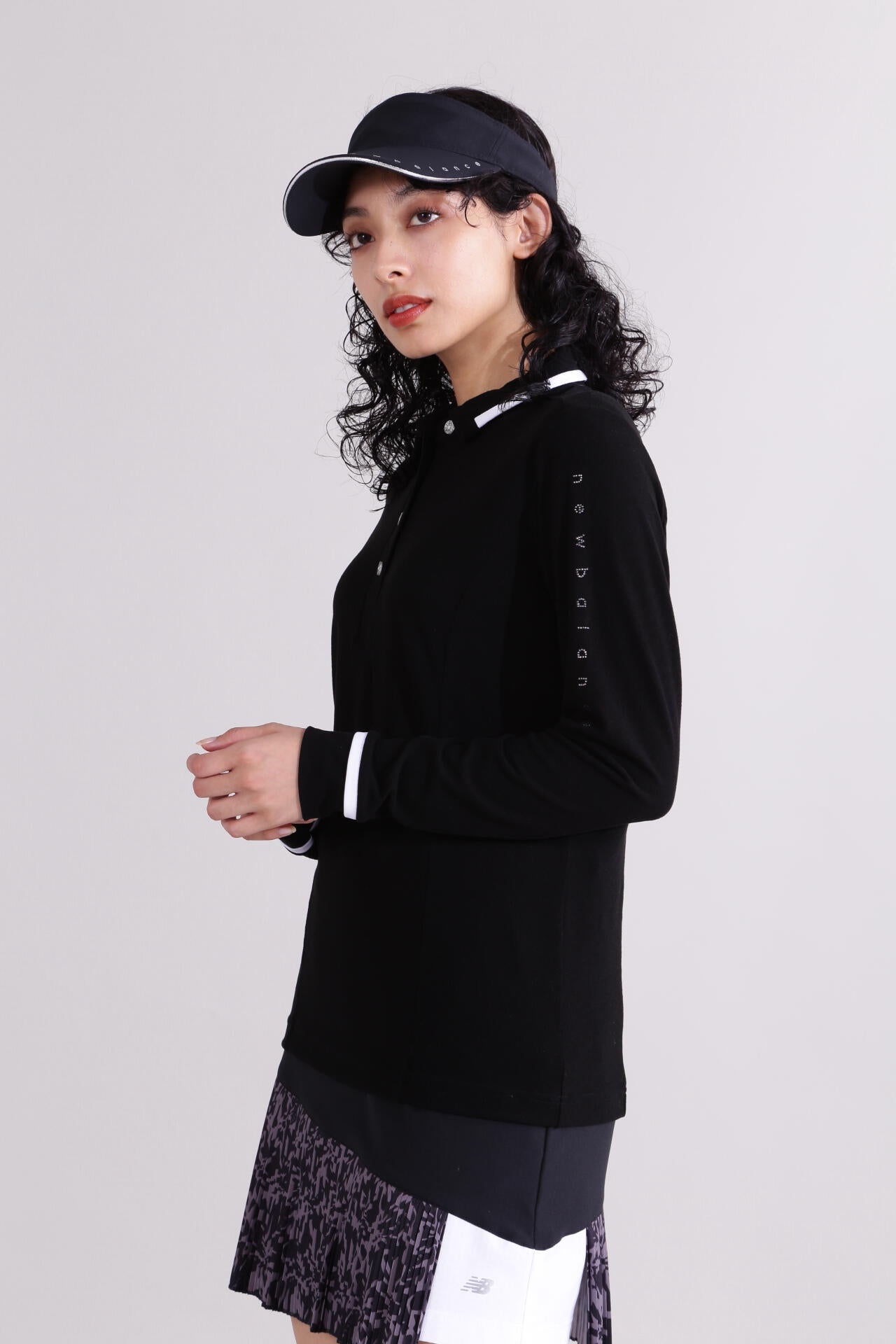 【直営店舗限定】吸湿発熱 長袖 カラーシャツ (WOMENS)