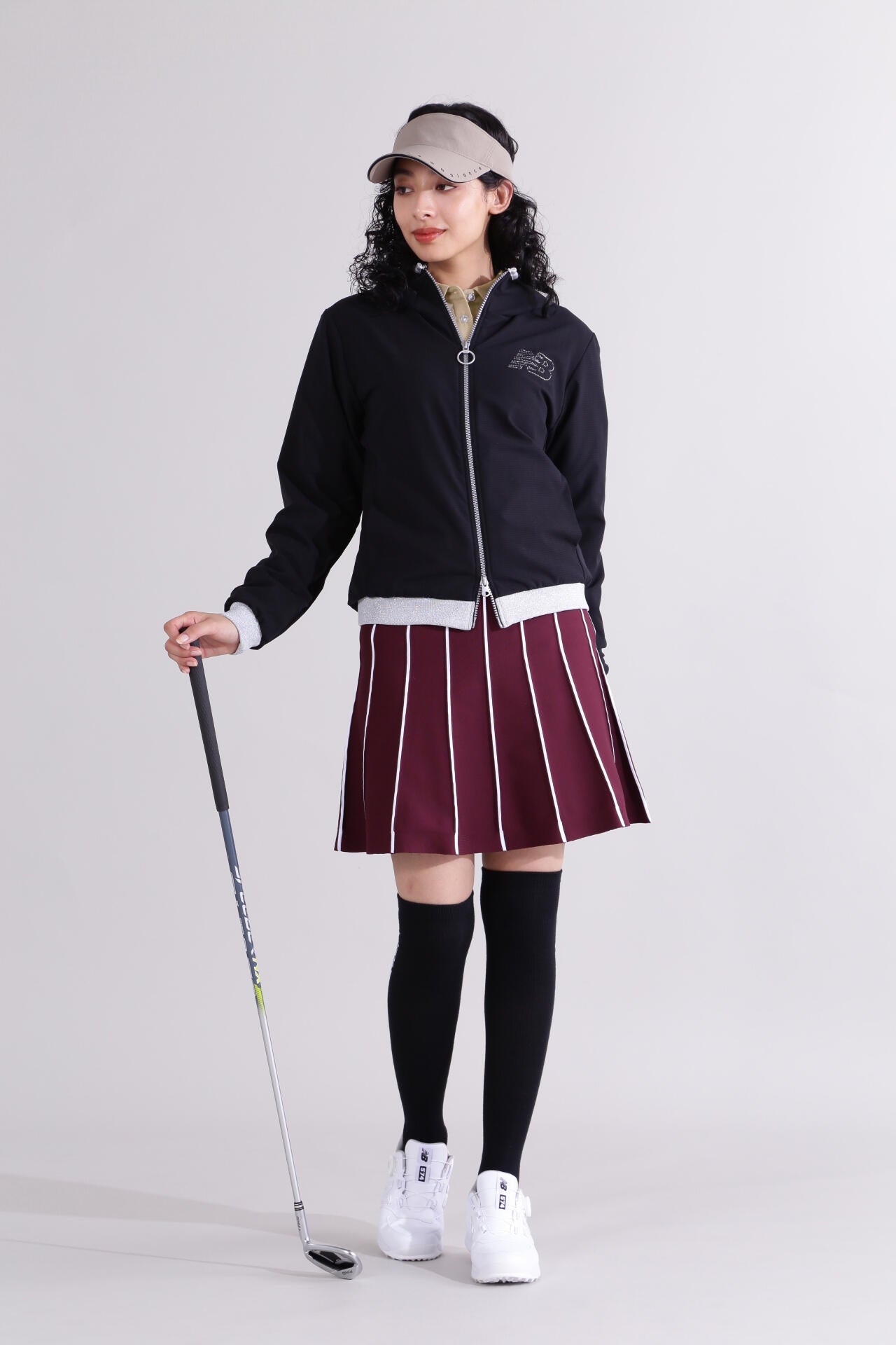 【直営店舗限定】吸湿発熱 長袖 カラーシャツ (WOMENS)