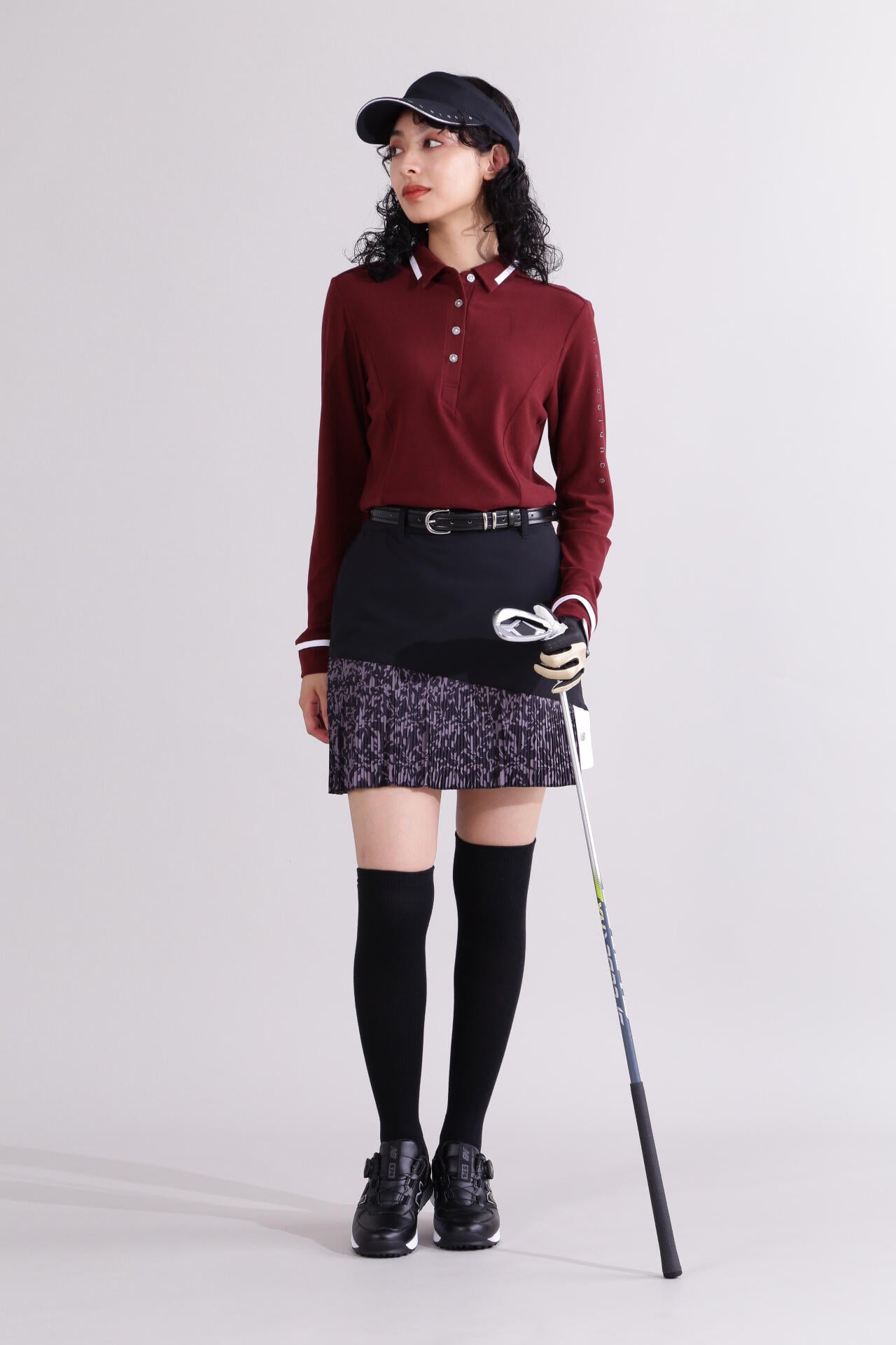 【直営店舗限定】吸湿発熱 長袖 カラーシャツ (WOMENS)