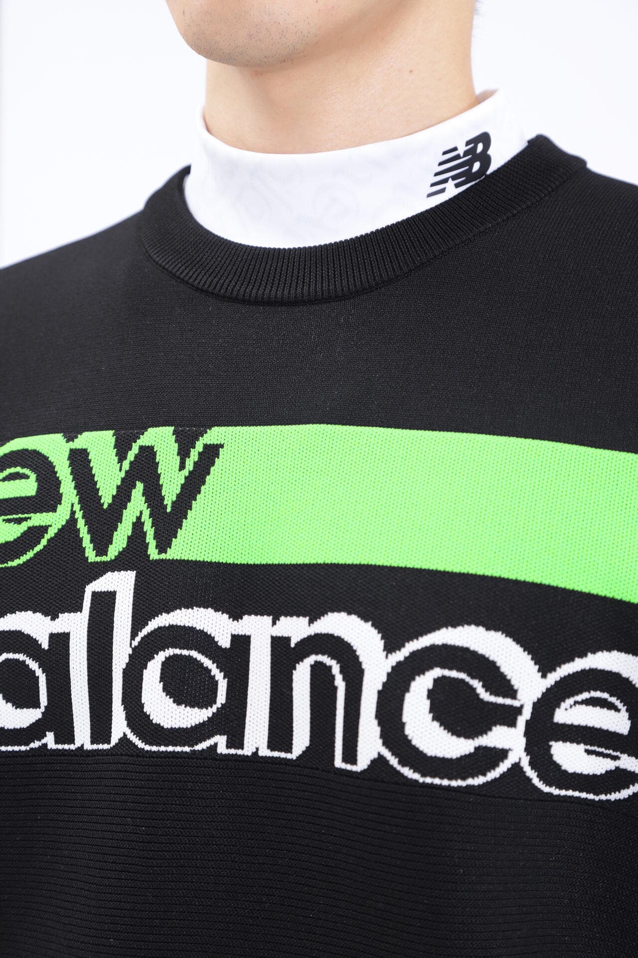 【美品‼️】ニューバランス　ゴルフ スウェット ハーフスリーブ クルーネック 緑 美品‼️】ニューバランス ゴルフ スウェット ハーフスリーブ クルー