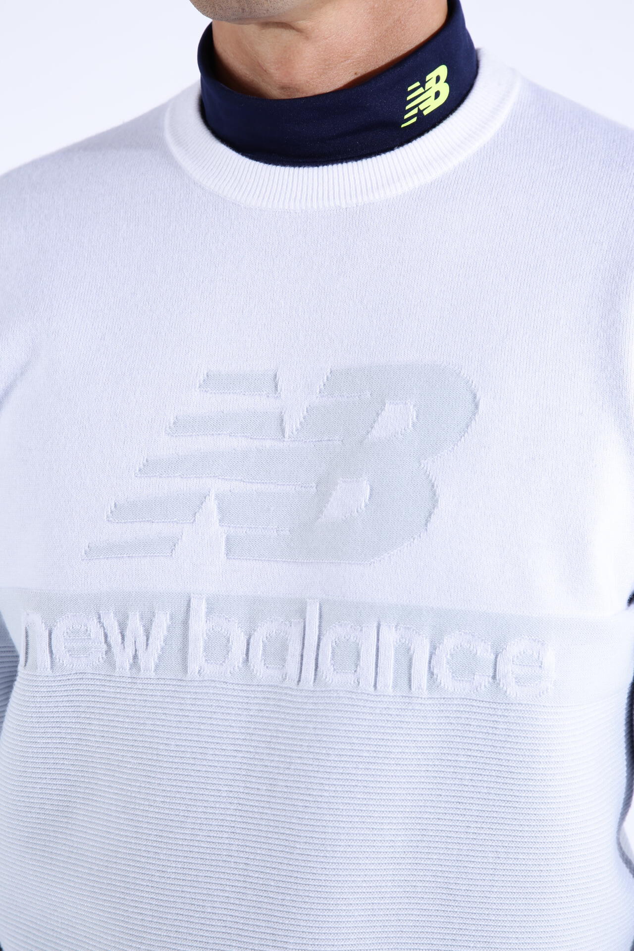 遠赤外線蓄熱保温 クルーネック ニット プルオーバー (MENS WORLD)