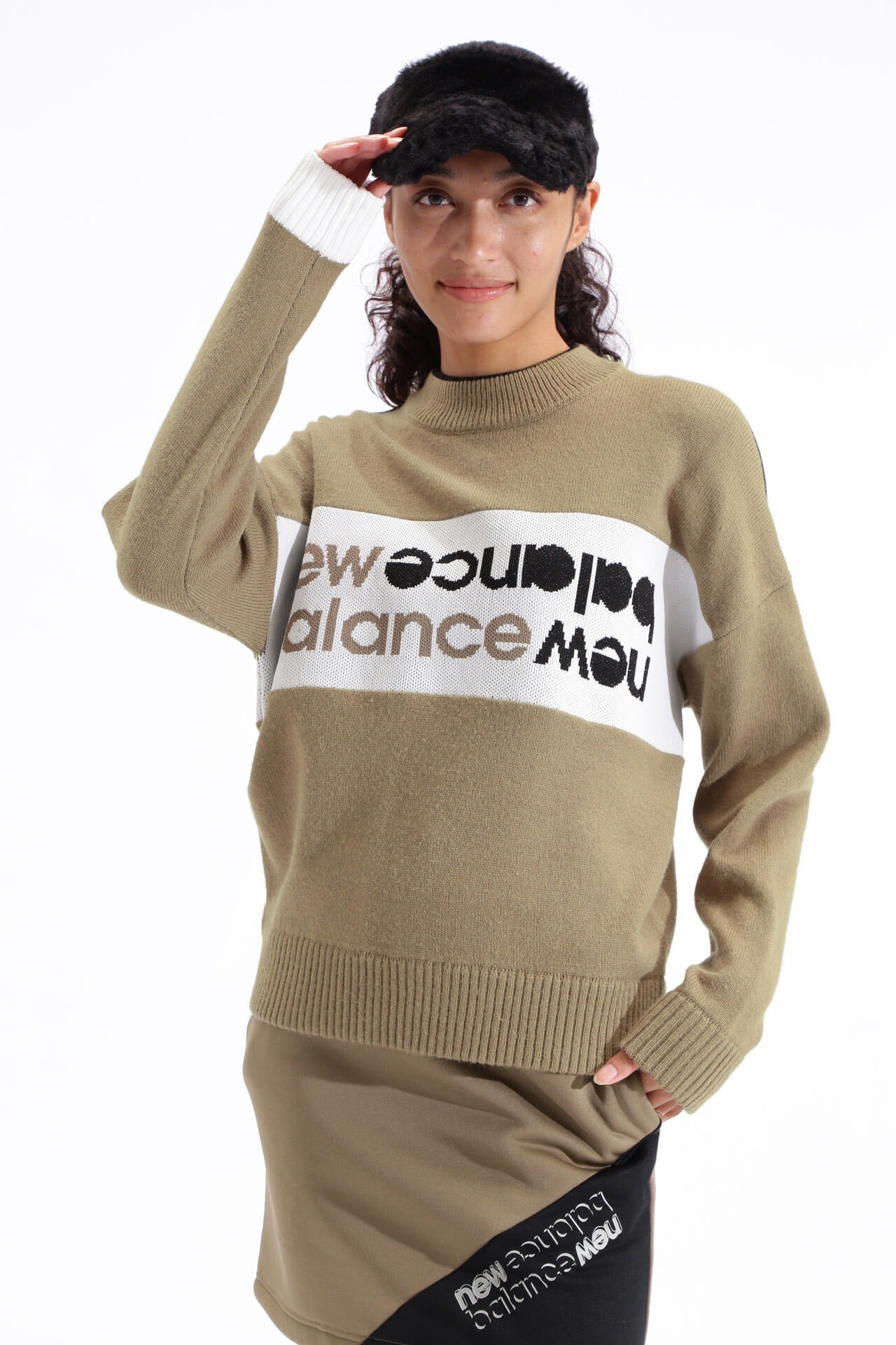 ニューバランス　モックネック　ニット Amazon | [ニューバランス] ゴルフ モックネックニット (ロゴジャ