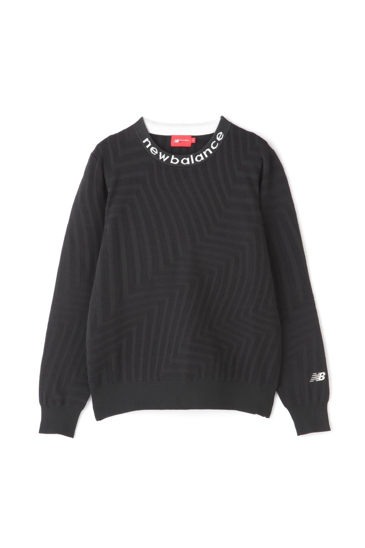 ゼブラ柄 クルーネック ニット プルオーバー (WOMENS SPORT) | new