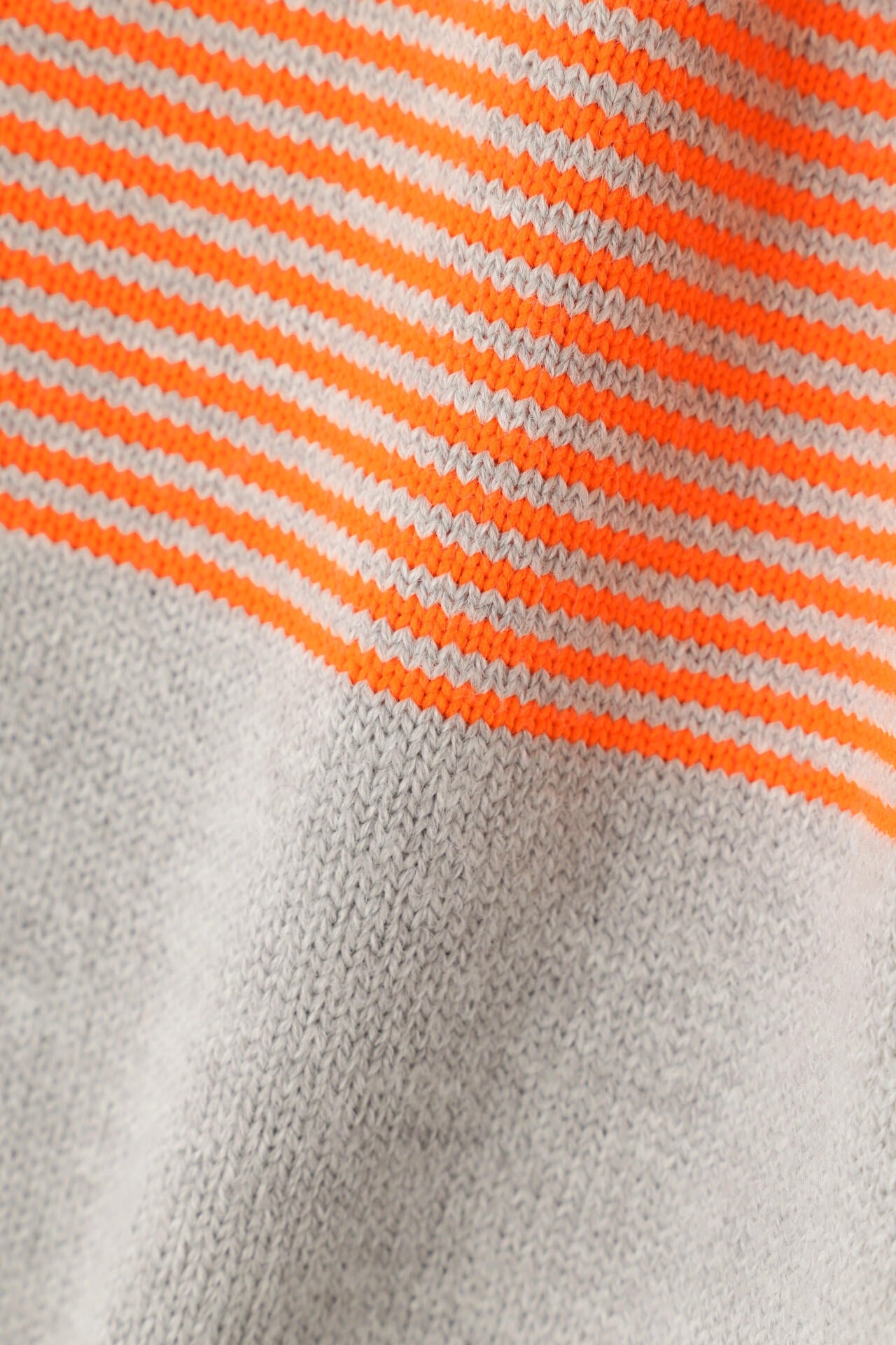 ボーダー×スパイダーウェブ 蓄熱保温 フルジップ ニット ブルゾン (MENS SPORT)