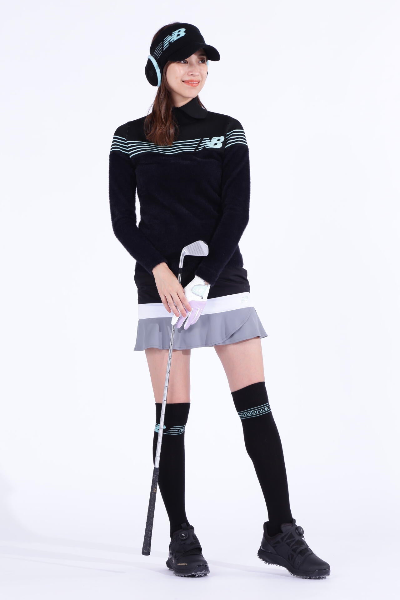 蓄熱保温 襟付き ニット プルオーバー (WOMENS WORLD) | new balance