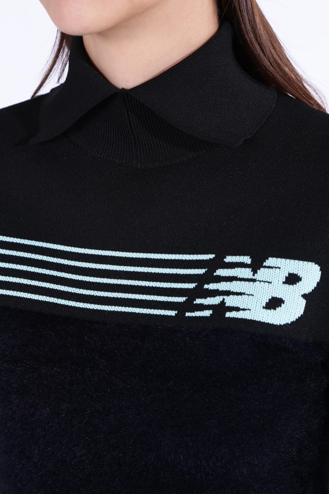 蓄熱保温 襟付き ニット プルオーバー (WOMENS WORLD) | new balance