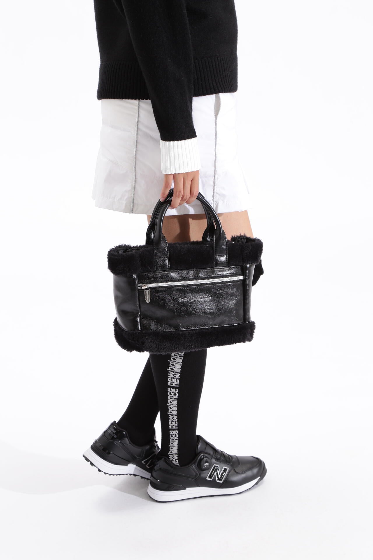 合皮×ボア カートバッグ (WOMENS SPORT) | new balance golf