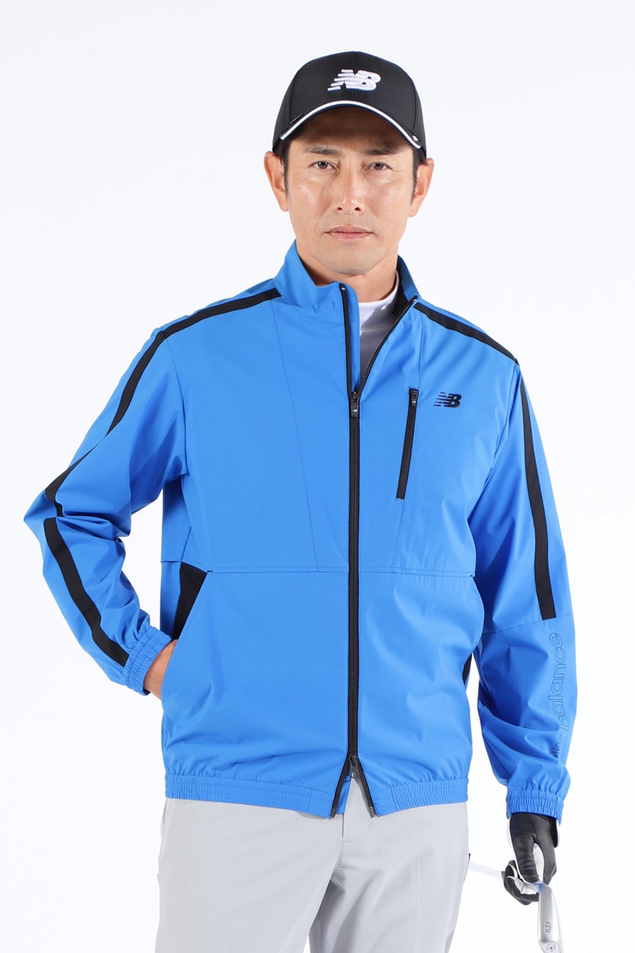 4WAYストレッチ 撥水 防風 フルジップ ウインド ブルゾン (MENS WORLD