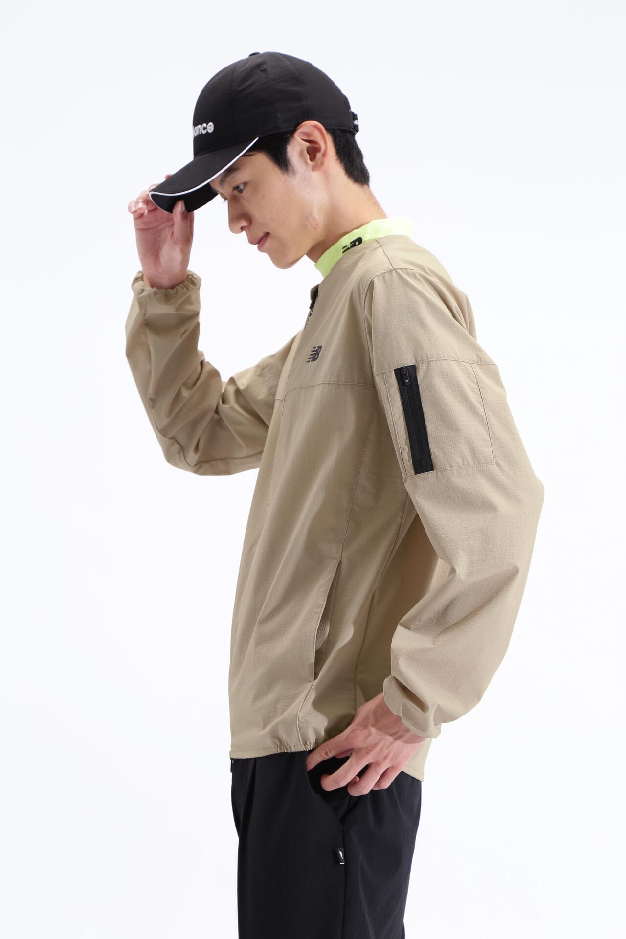 ストレッチ 撥水 フルジップ カラーレス ブルゾン (MENS SPORT) | new