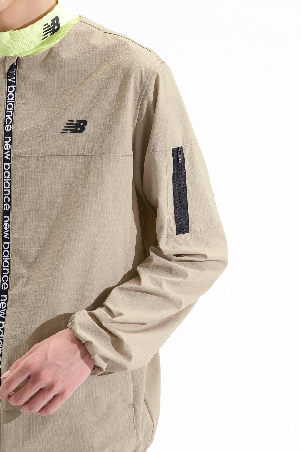 ストレッチ 撥水 フルジップ カラーレス ブルゾン (MENS SPORT)