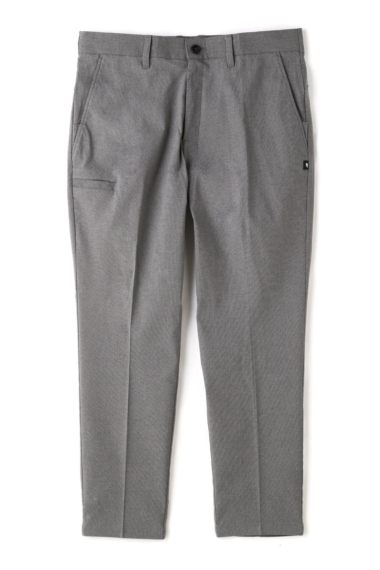 ストレッチピンヘッド ワイド テーパード ロングパンツ (MENS WORLD)