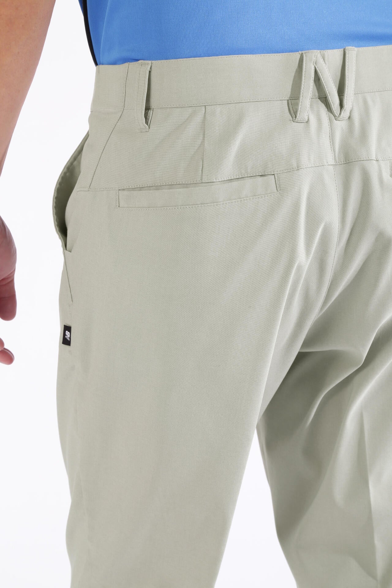ストレッチピンヘッド ワイド テーパード ロングパンツ (MENS WORLD)