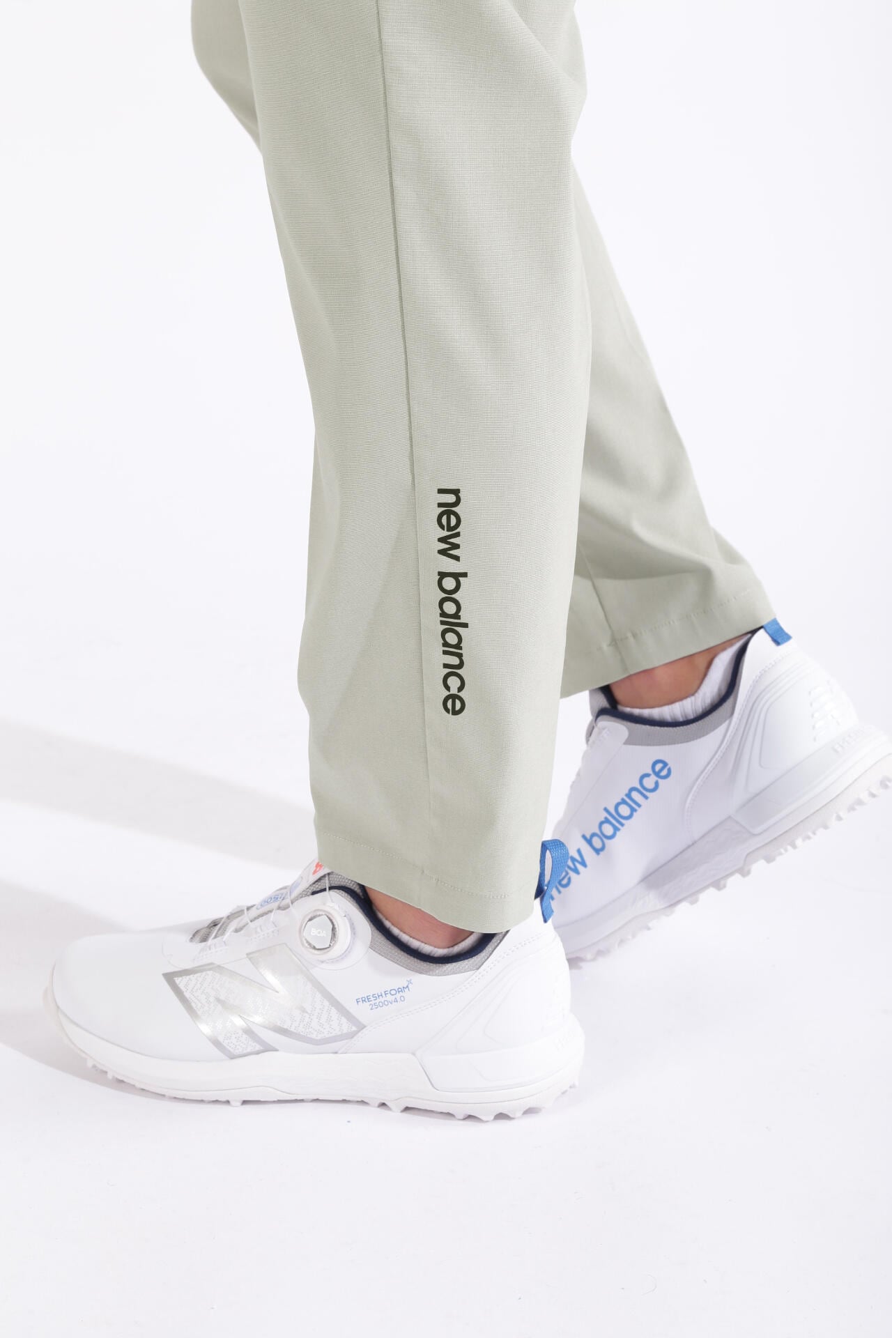 ストレッチピンヘッド ワイド テーパード ロングパンツ (MENS WORLD)