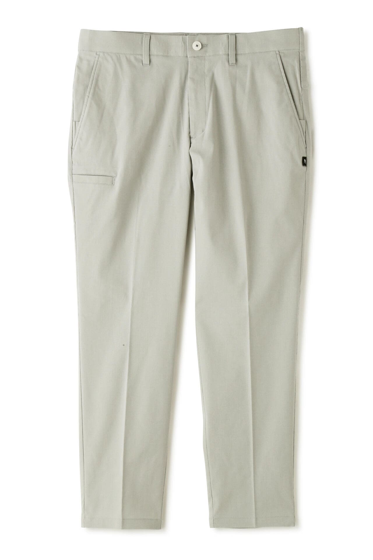 ストレッチピンヘッド ワイド テーパード ロングパンツ (MENS WORLD)