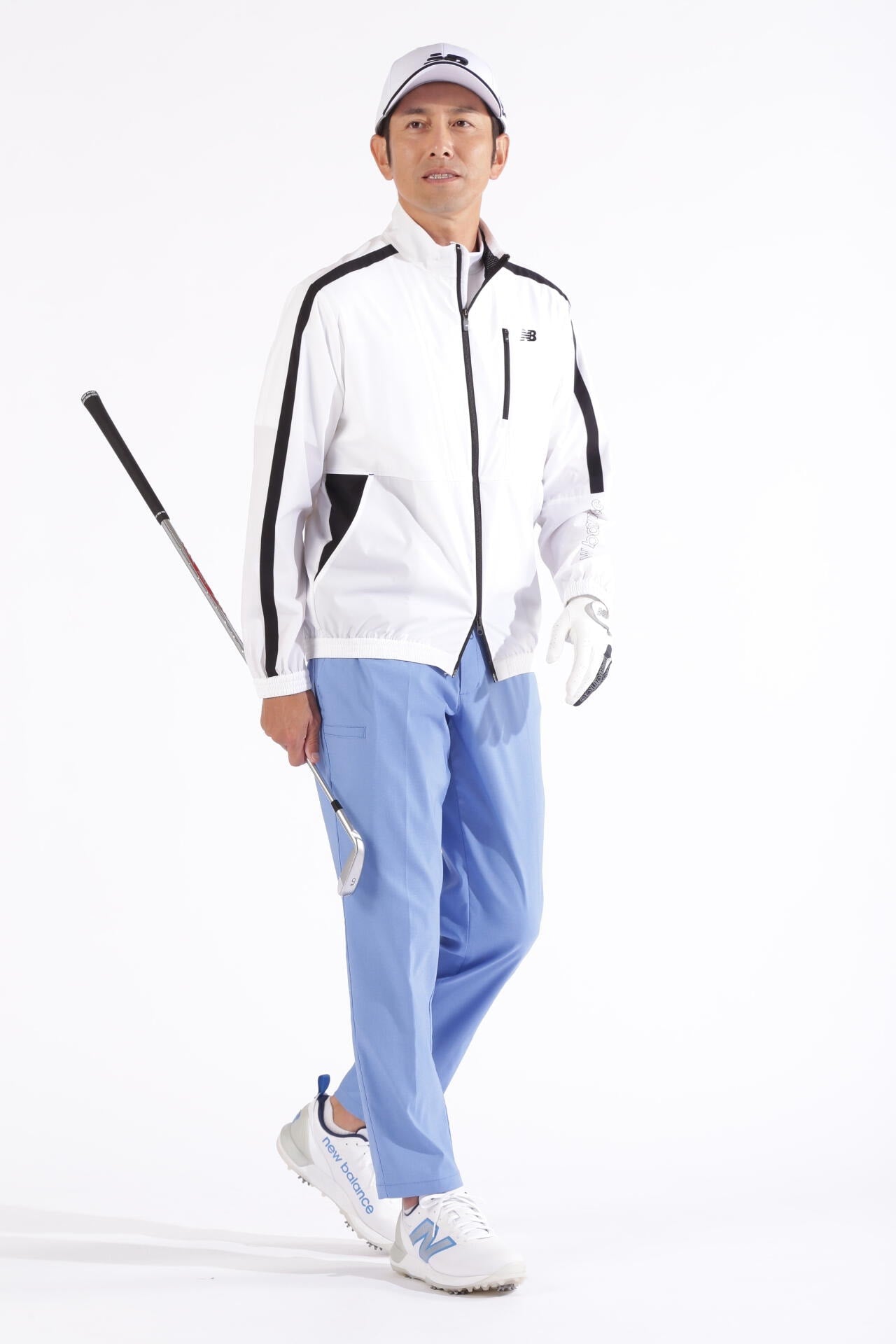 ストレッチピンヘッド ワイド テーパード ロングパンツ (MENS WORLD)