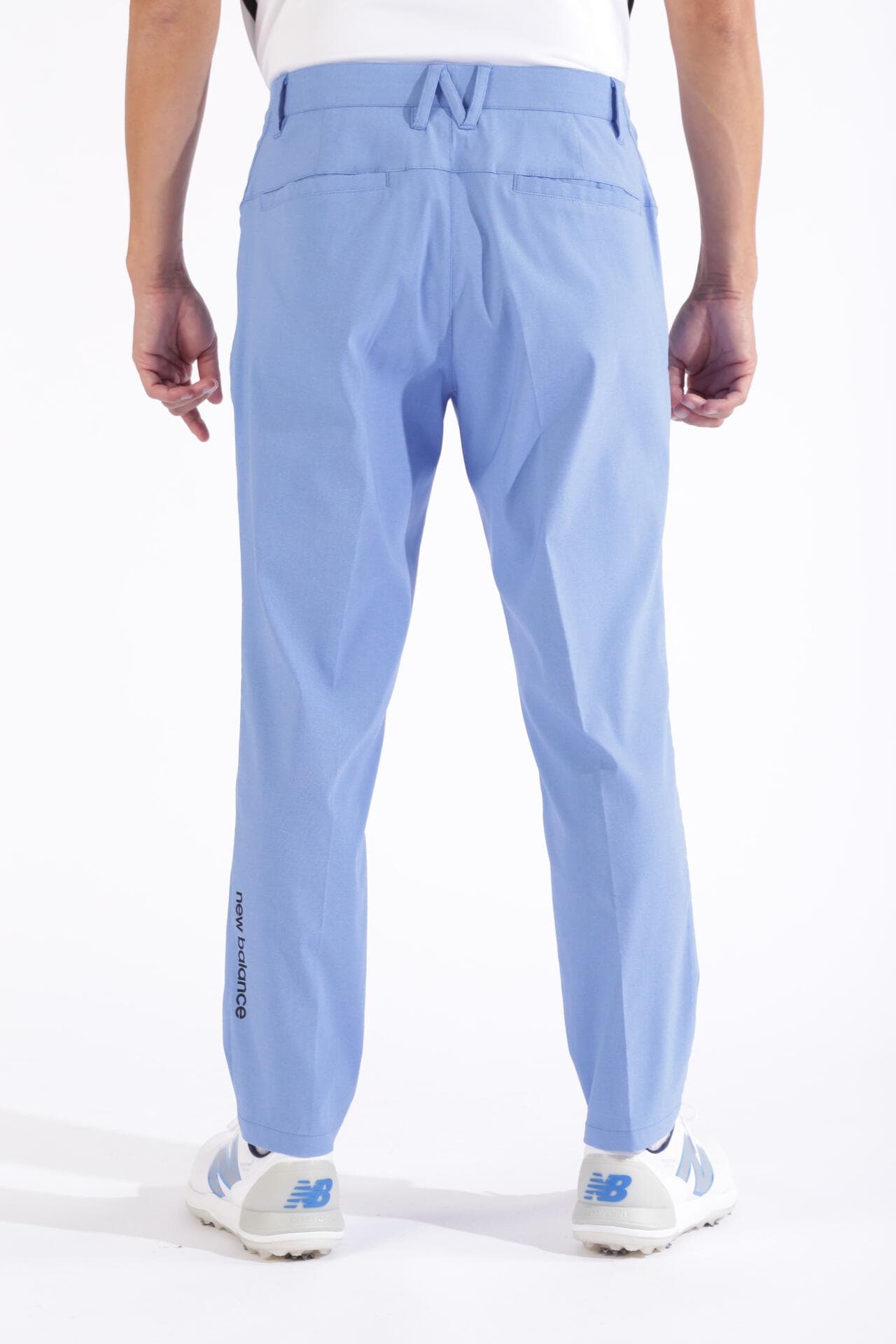 ストレッチピンヘッド ワイド テーパード ロングパンツ (MENS WORLD)
