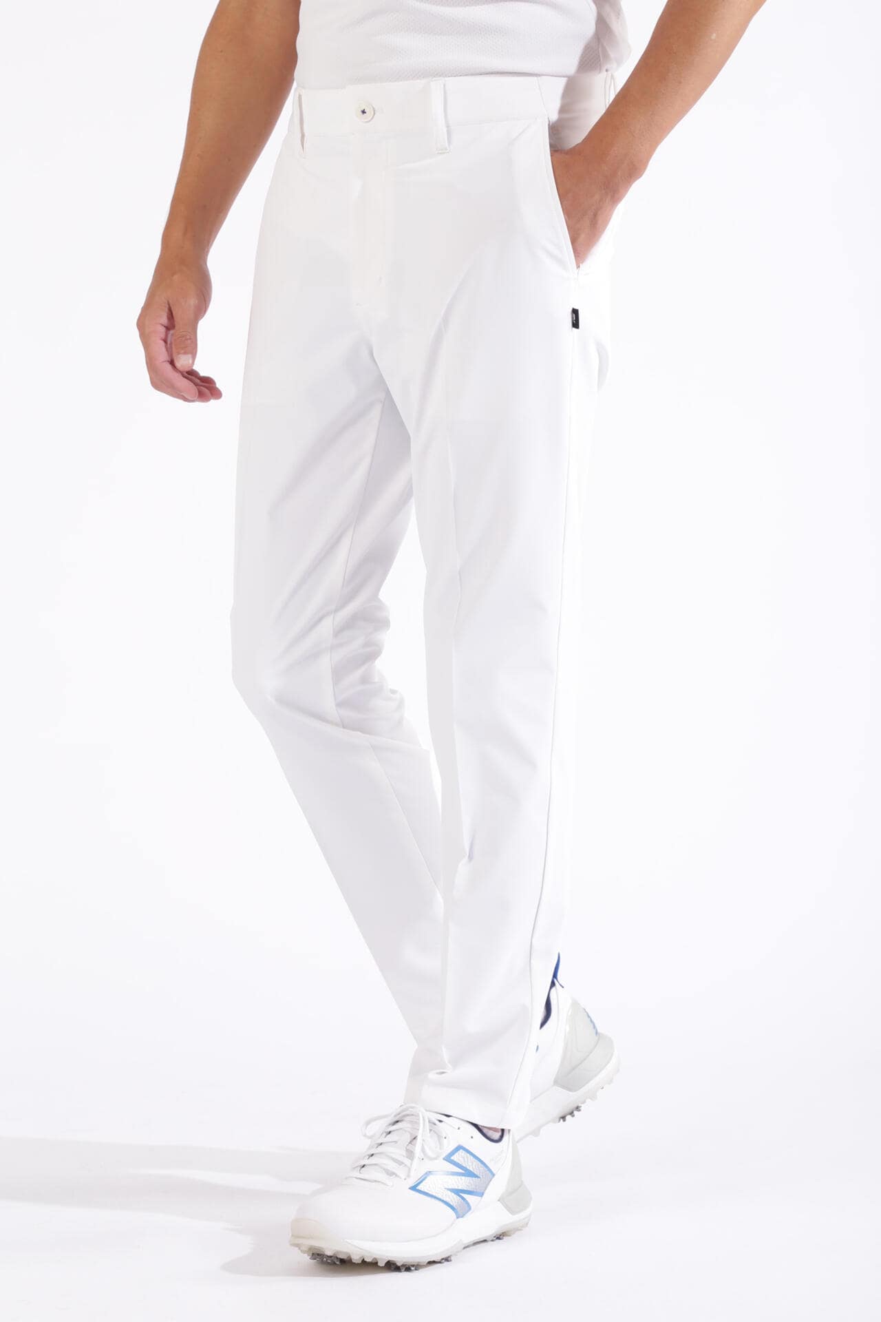 接触冷感 ストレッチ ロングパンツ (MENS WORLD)