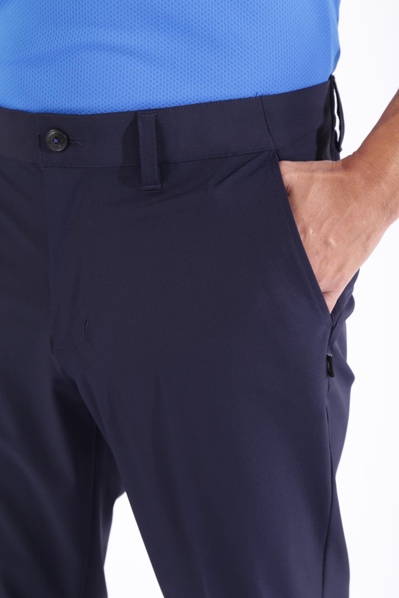 接触冷感 ストレッチ ロングパンツ (MENS WORLD)