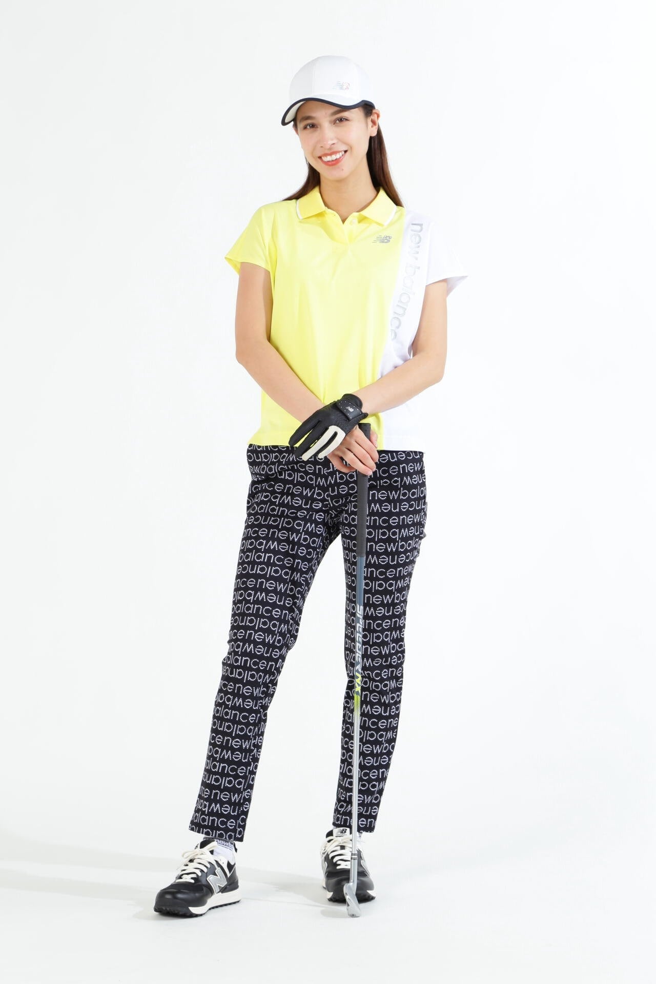 ピクセルロゴ柄 ジャージー スリム ロングパンツ (WOMENS SPORT)