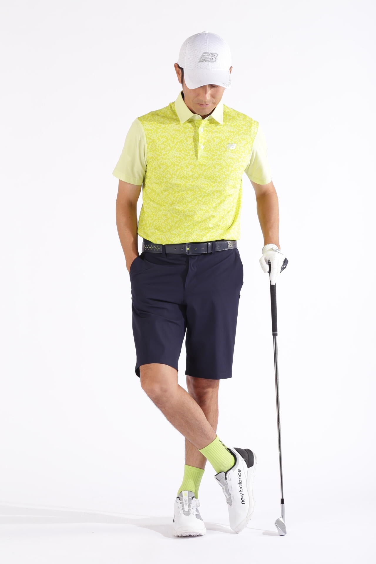 接触冷感 UV ハーフパンツ (MENS WORLD)