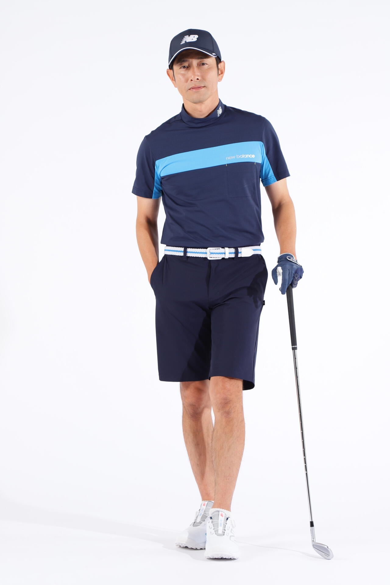 接触冷感 UV ハーフパンツ (MENS WORLD)