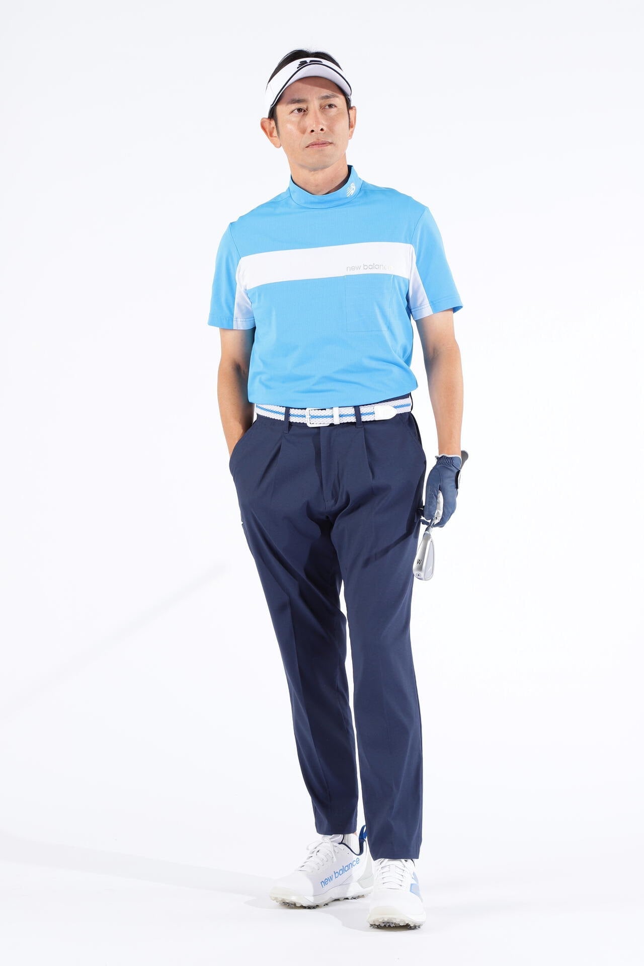 ストレッチ ワンタック ワイド ロングパンツ (MENS WORLD)