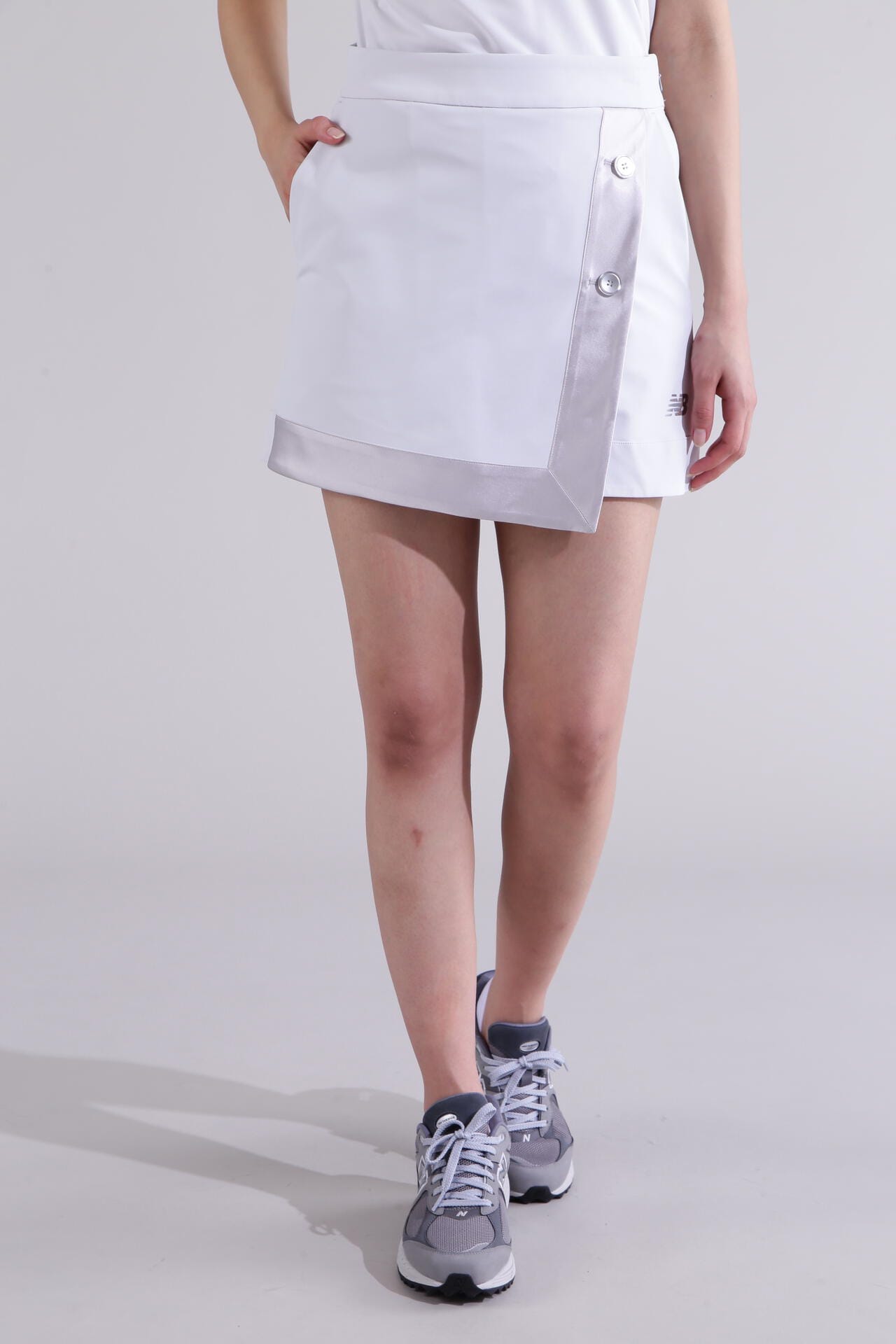 直営店舗限定】ラップフロント キュロットパンツ (WOMENS) | new