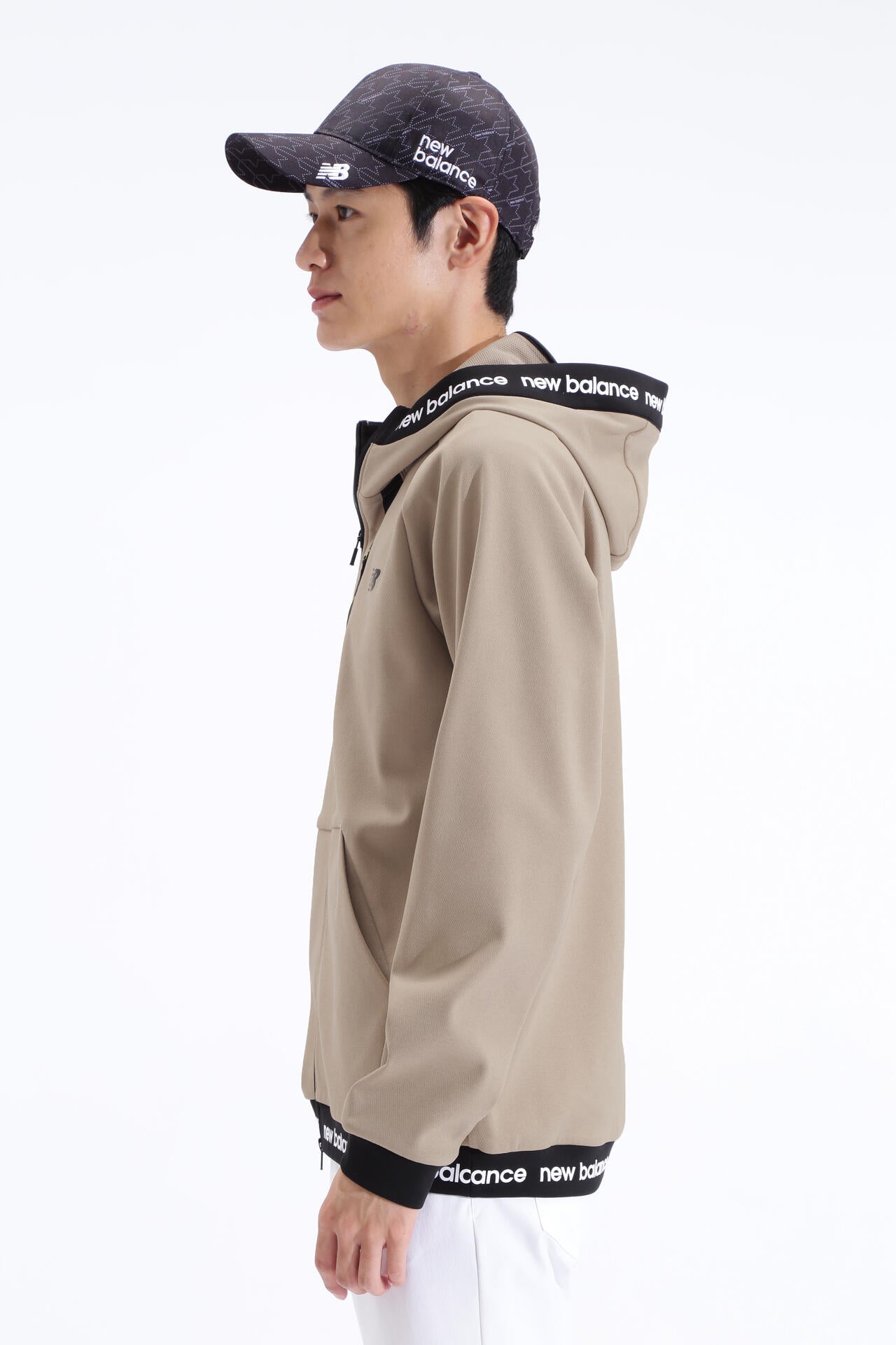 軽量ダンボールニット裏メッシュ スウェット フルジップ フーディー (MENS SPORT)