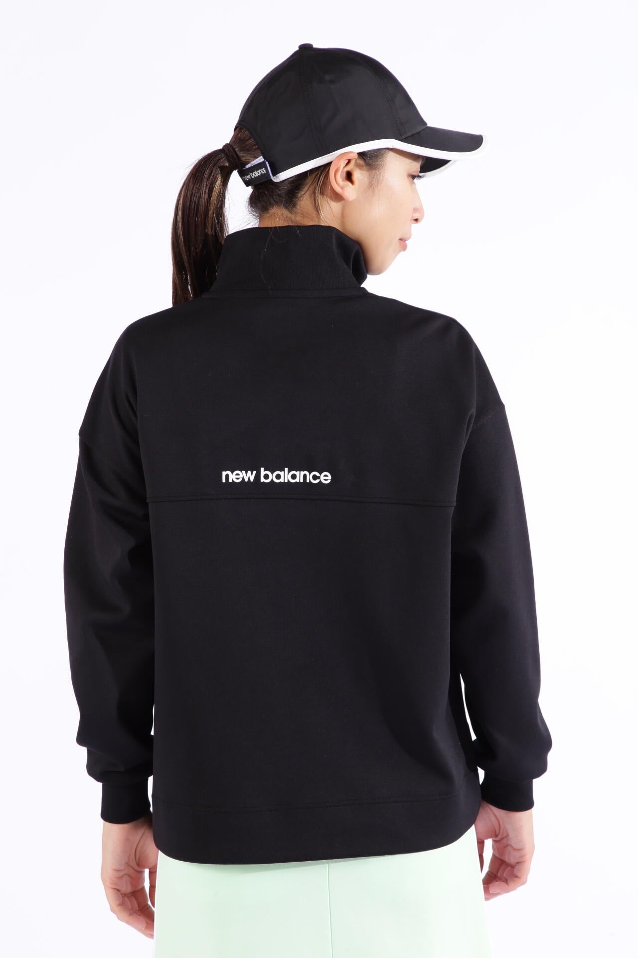 軽量ダンボールニット スウェット ハーフジップ プルオーバー (WOMENS