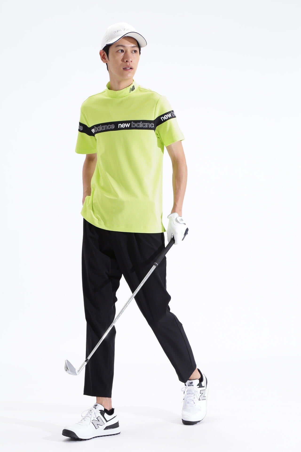 ポップコーンピケ 半袖 モックネック プルオーバー (MENS SPORT)