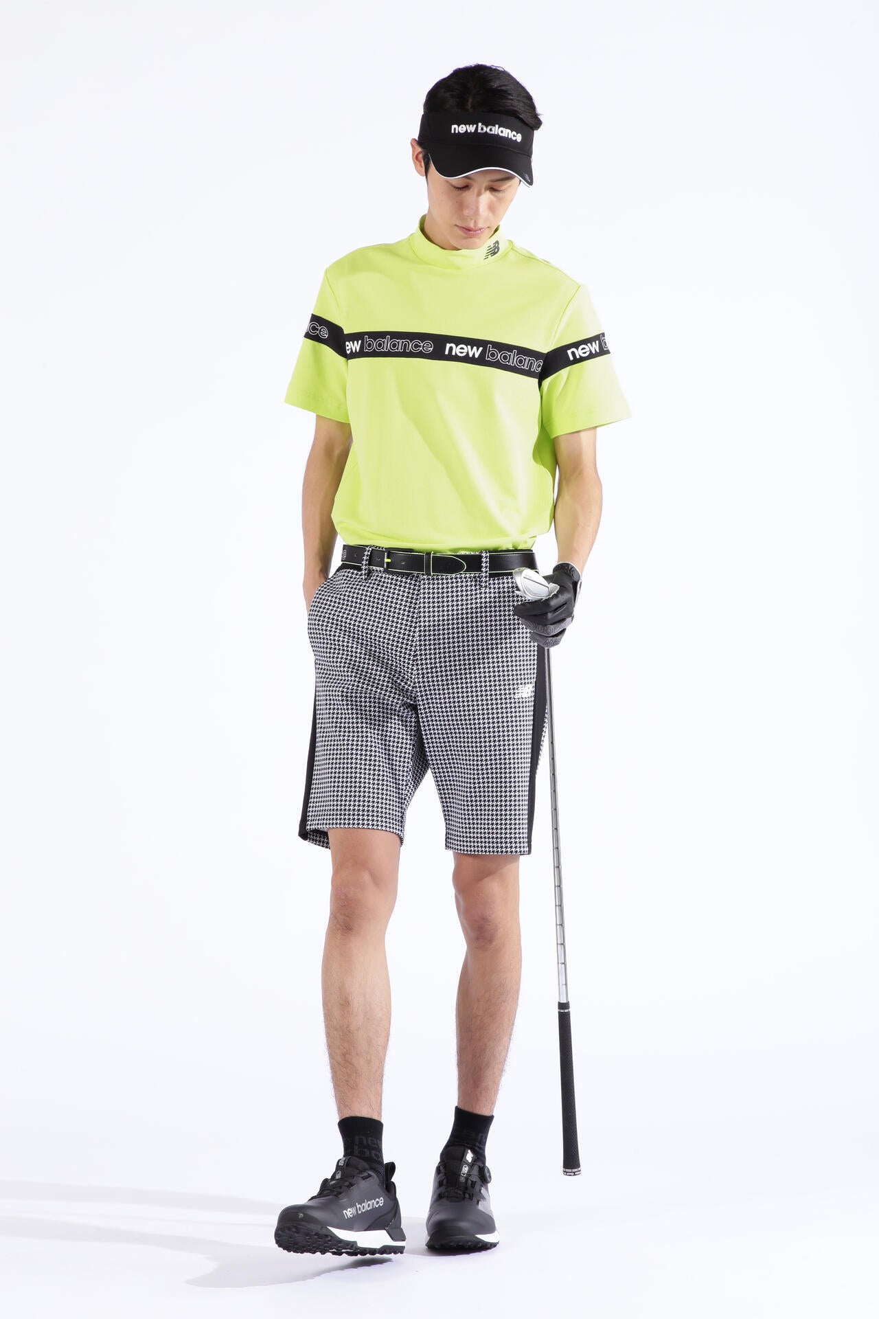ポップコーンピケ 半袖 モックネック プルオーバー (MENS SPORT)