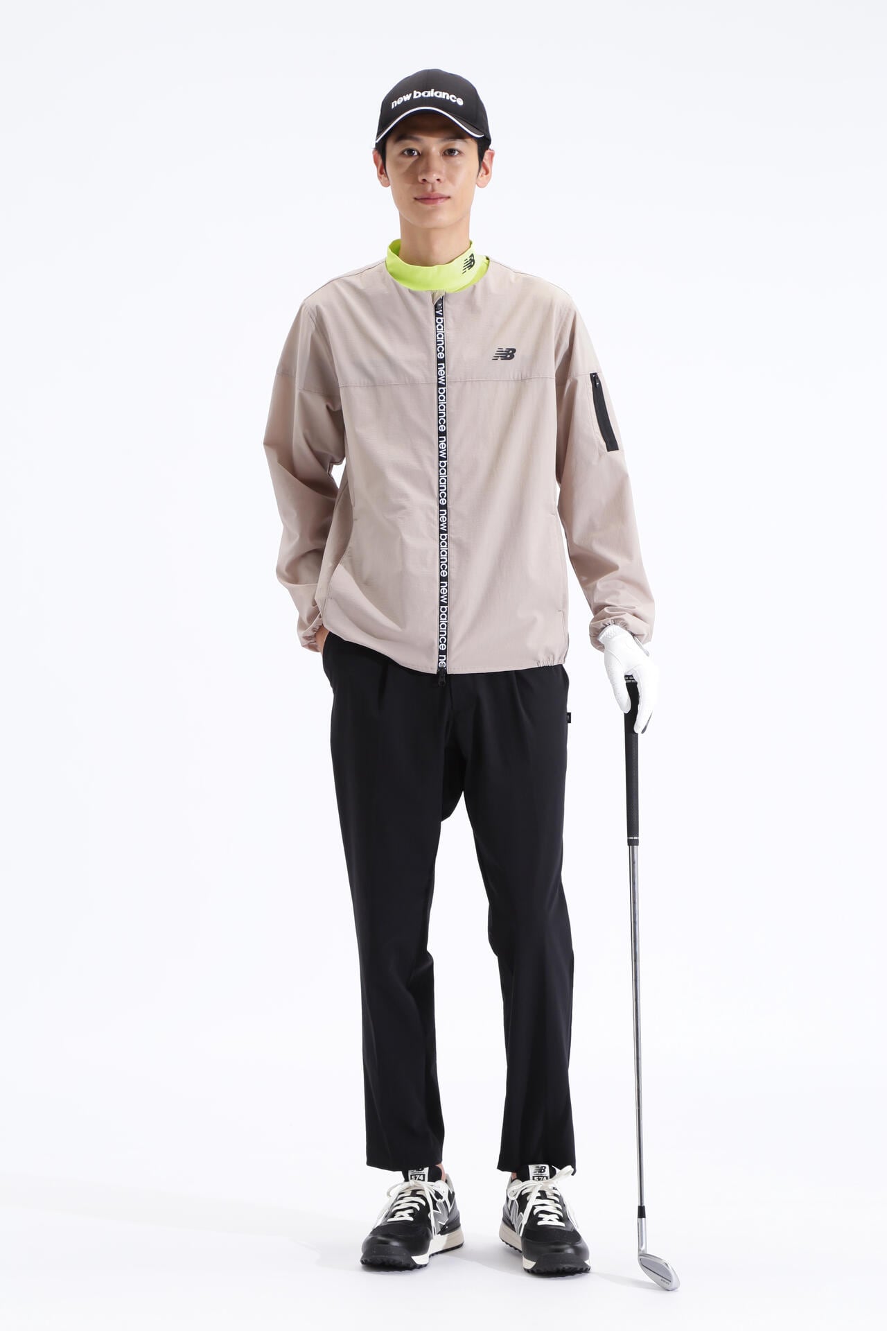 ポップコーンピケ 半袖 モックネック プルオーバー (MENS SPORT)