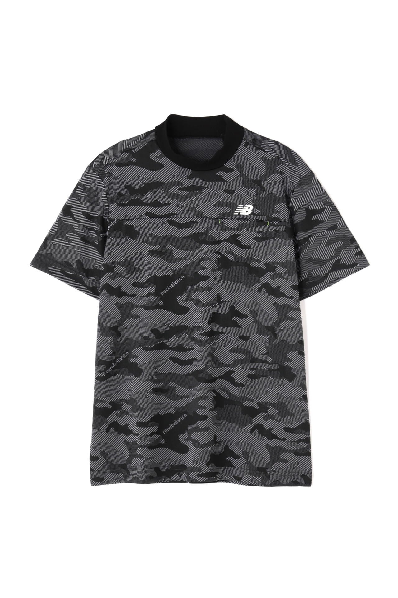 ドライビングレインカモ柄 半袖 モックネック プルオーバー (MENS SPORT)